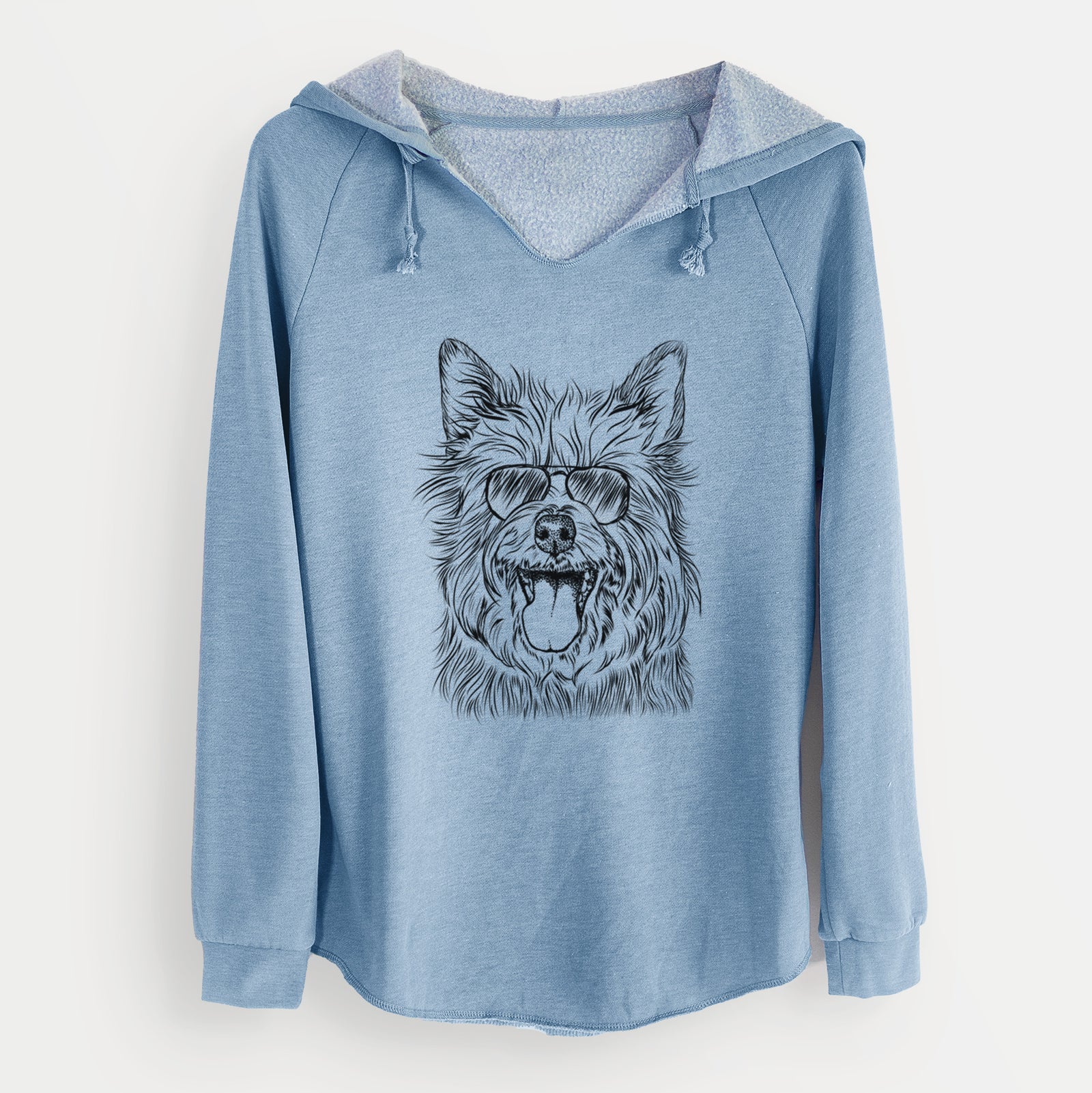 Aviator Middy the Australian Terrier - Cali Wave Hooded Sweatshirt