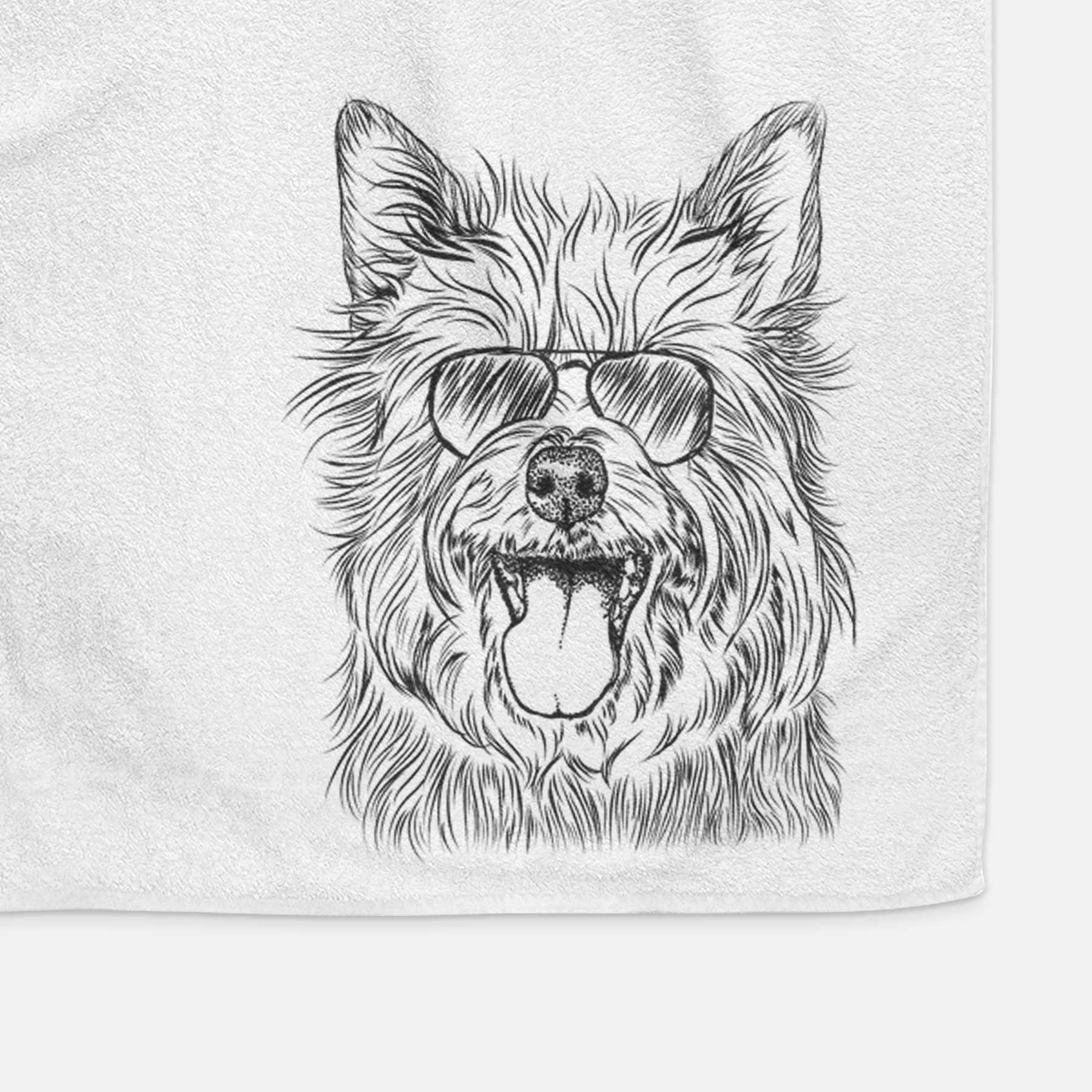 Middy the Australian Terrier Decorative Hand Towel