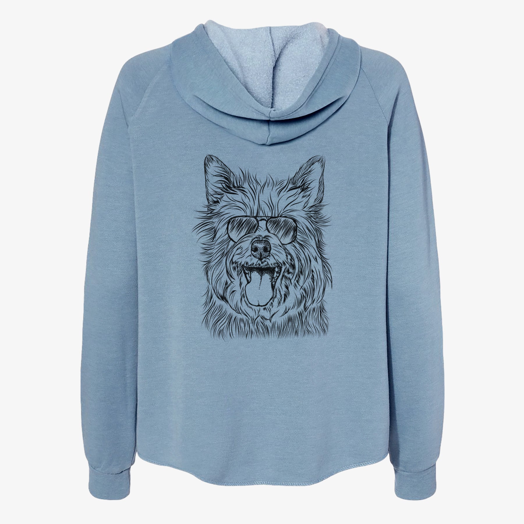 Middy the Australian Terrier - Women's Cali Wave Zip-Up Sweatshirt