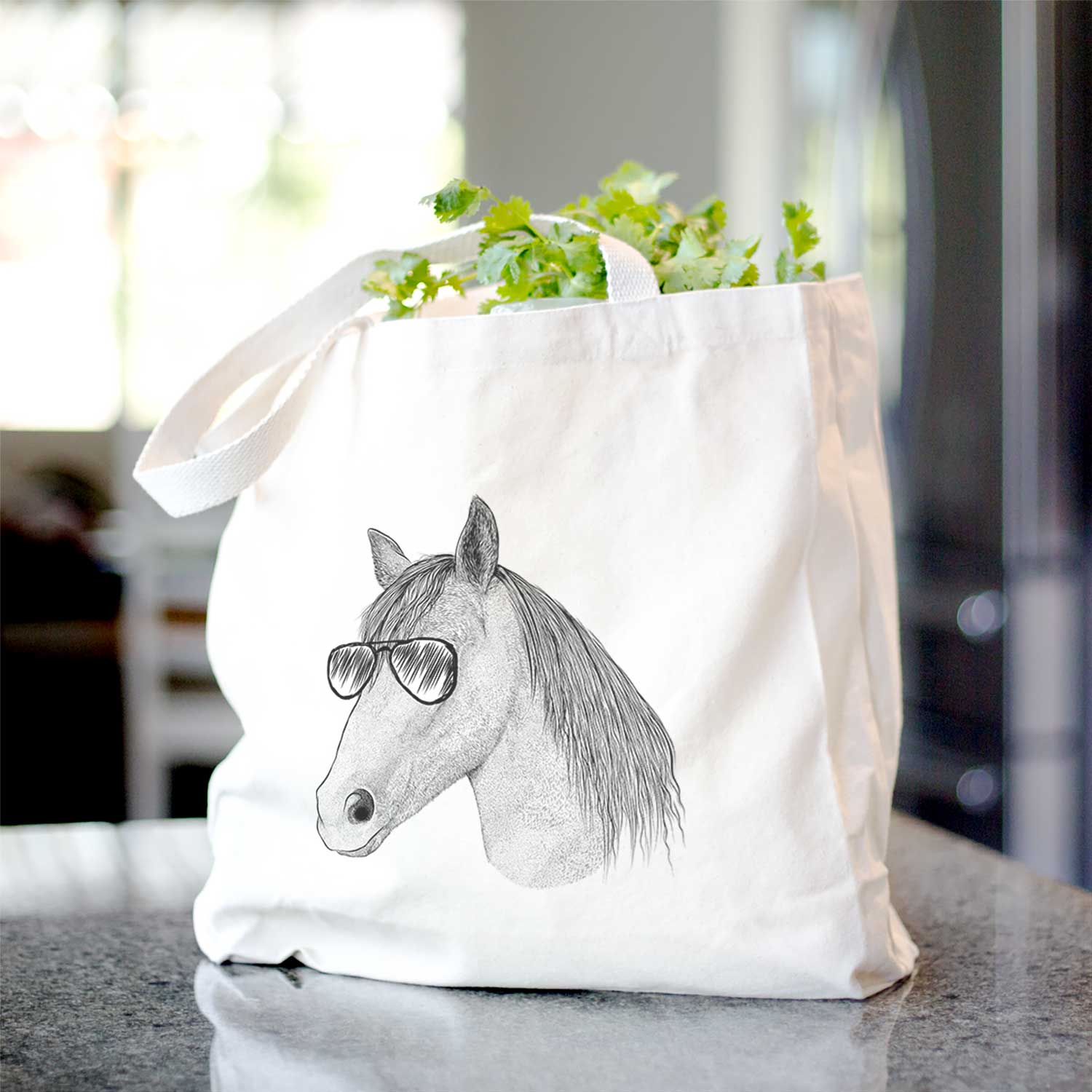 Midnight the Missouri Foxtrotter Horse - Tote Bag