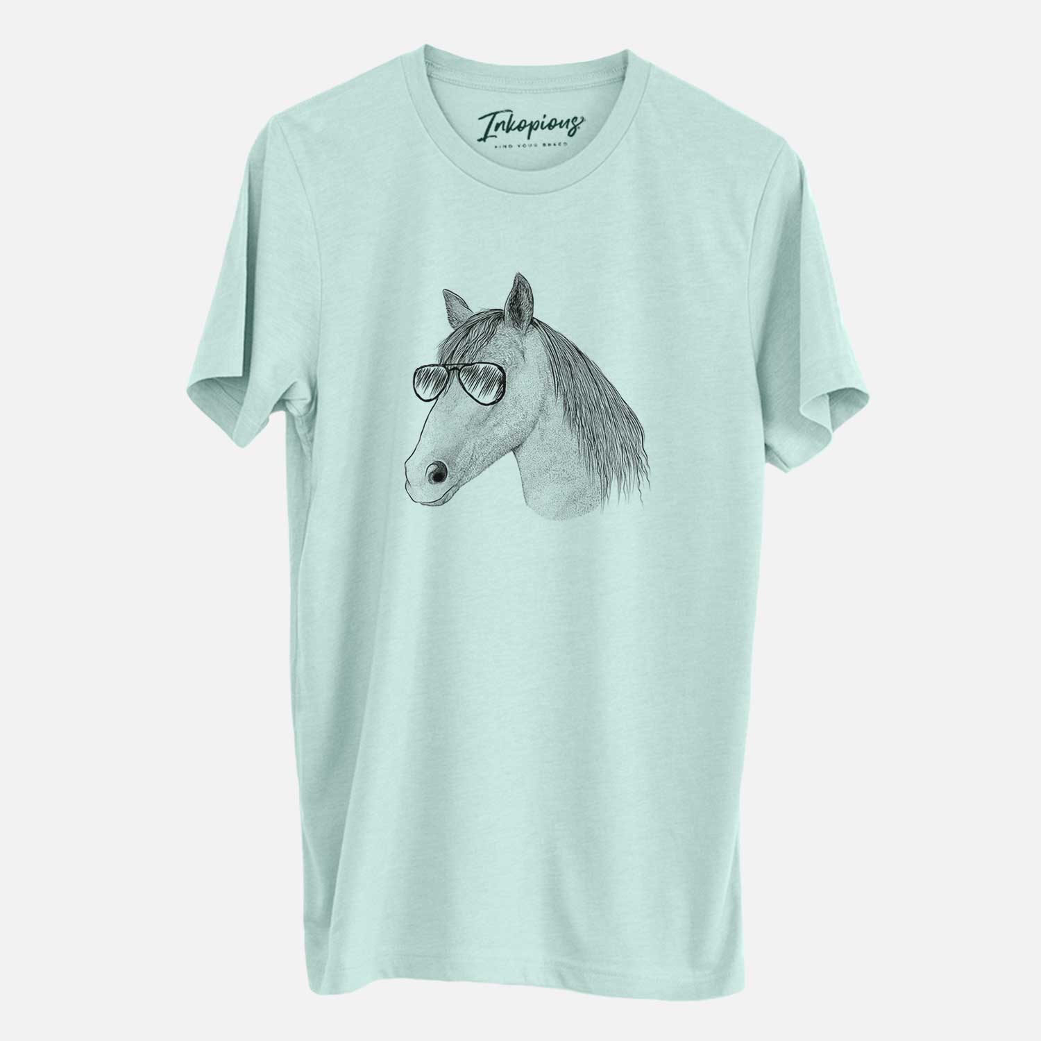 Aviator Midnight the Missouri Foxtrotter Horse - Unisex Crewneck