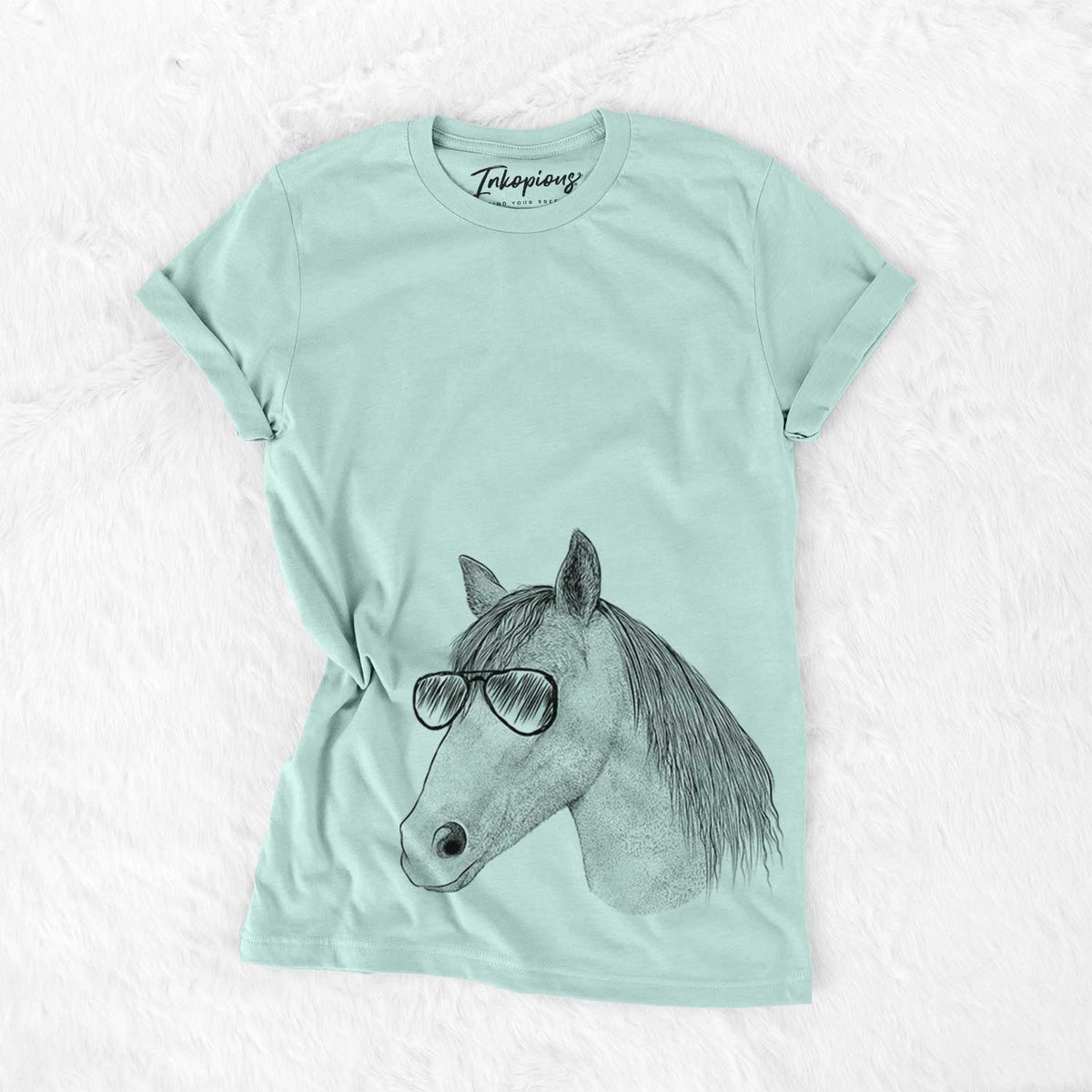 Aviator Midnight the Missouri Foxtrotter Horse - Unisex Crewneck