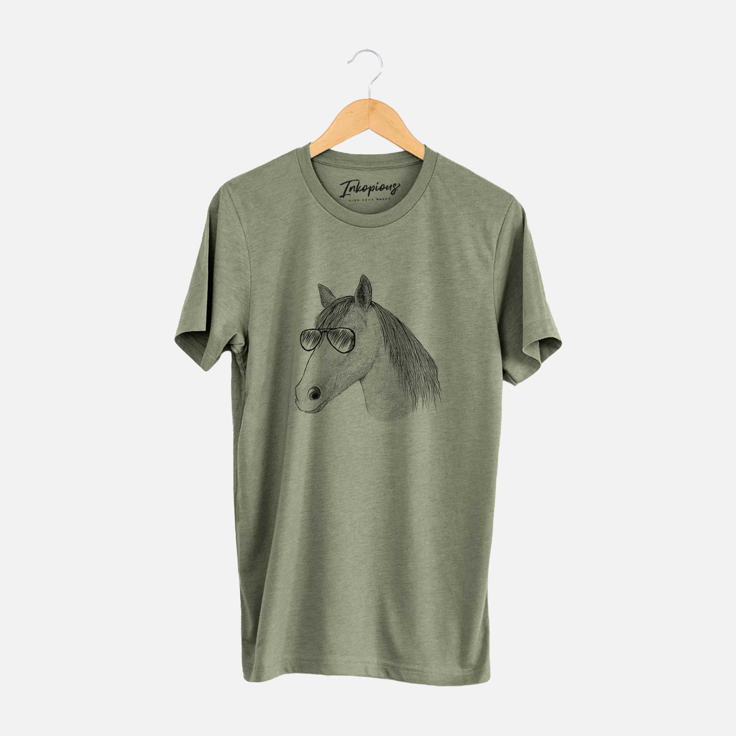 Aviator Midnight the Missouri Foxtrotter Horse - Unisex Crewneck