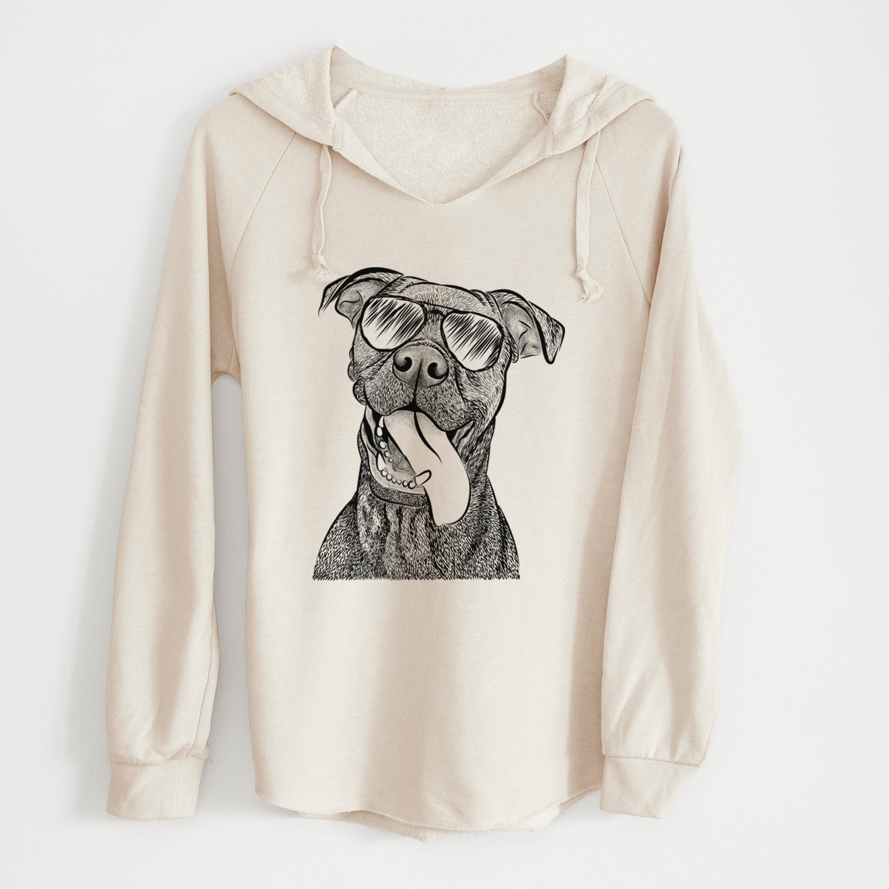 Aviator Mikey the Boxador - Cali Wave Hooded Sweatshirt