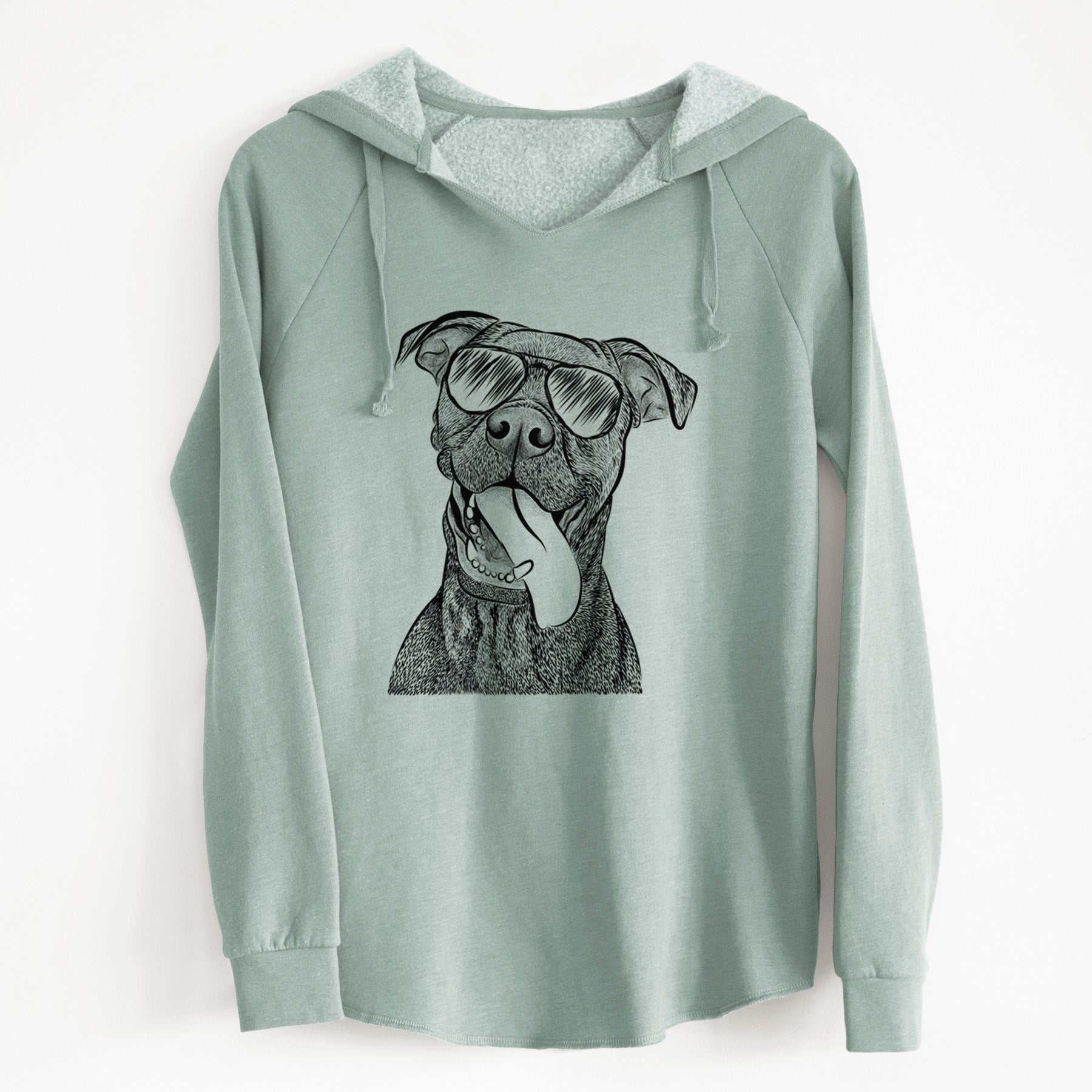 Aviator Mikey the Boxador - Cali Wave Hooded Sweatshirt