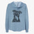 Mikey the Boxador - Women's Cali Wave Zip-Up Sweatshirt