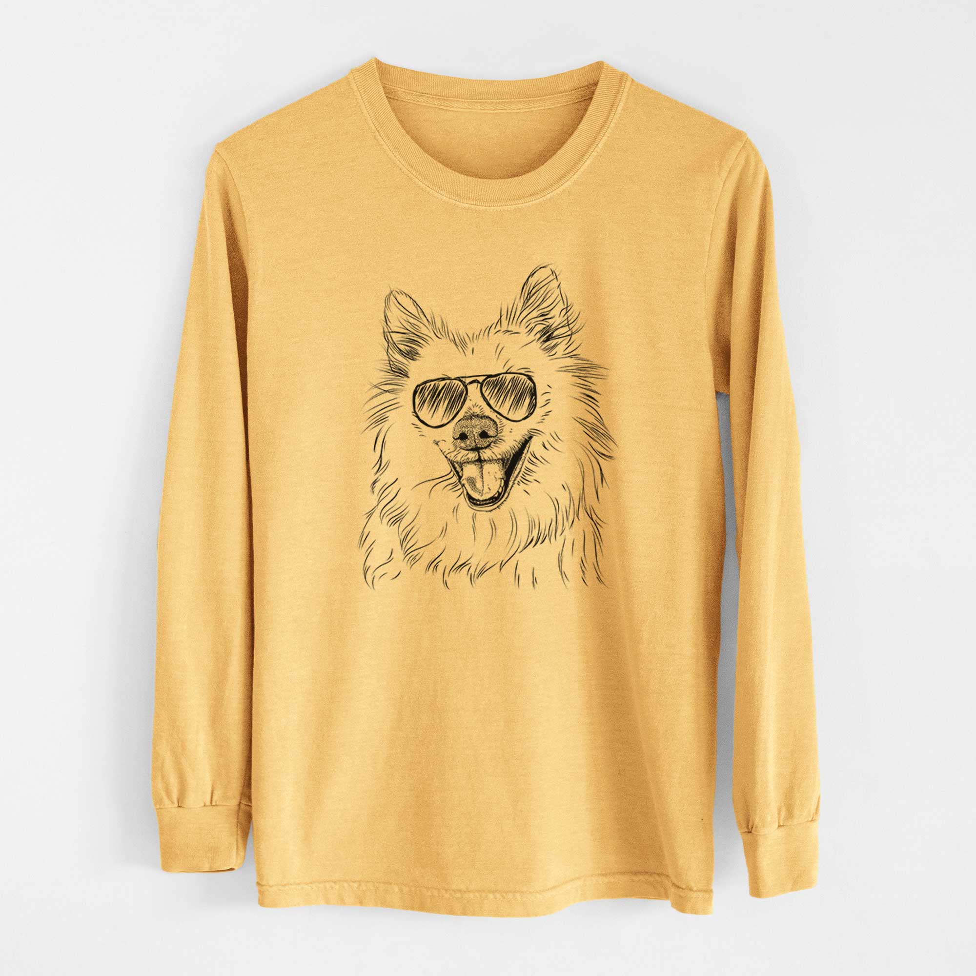 Aviators Miki the American Eskimo - Heavyweight 100% Cotton Long Sleeve