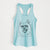 Miki the American Eskimo - Women's Racerback Tanktop