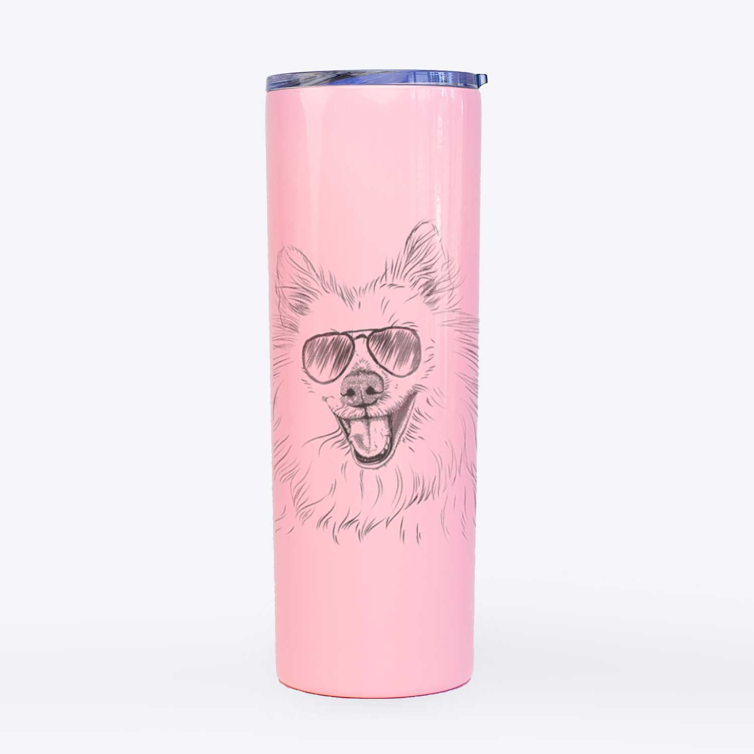 Miki the American Eskimo - 20oz Skinny Tumbler