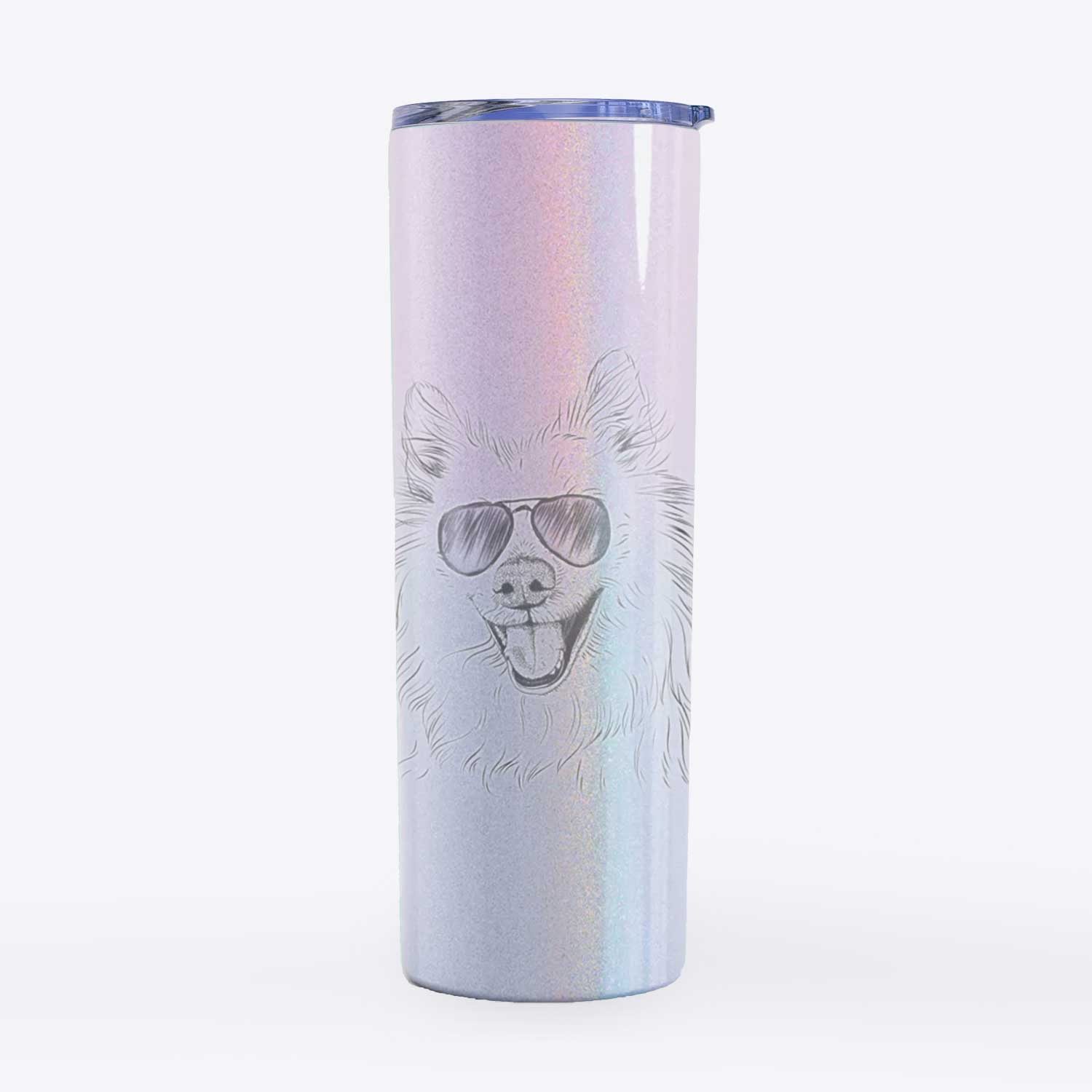 Miki the American Eskimo - 20oz Skinny Tumbler