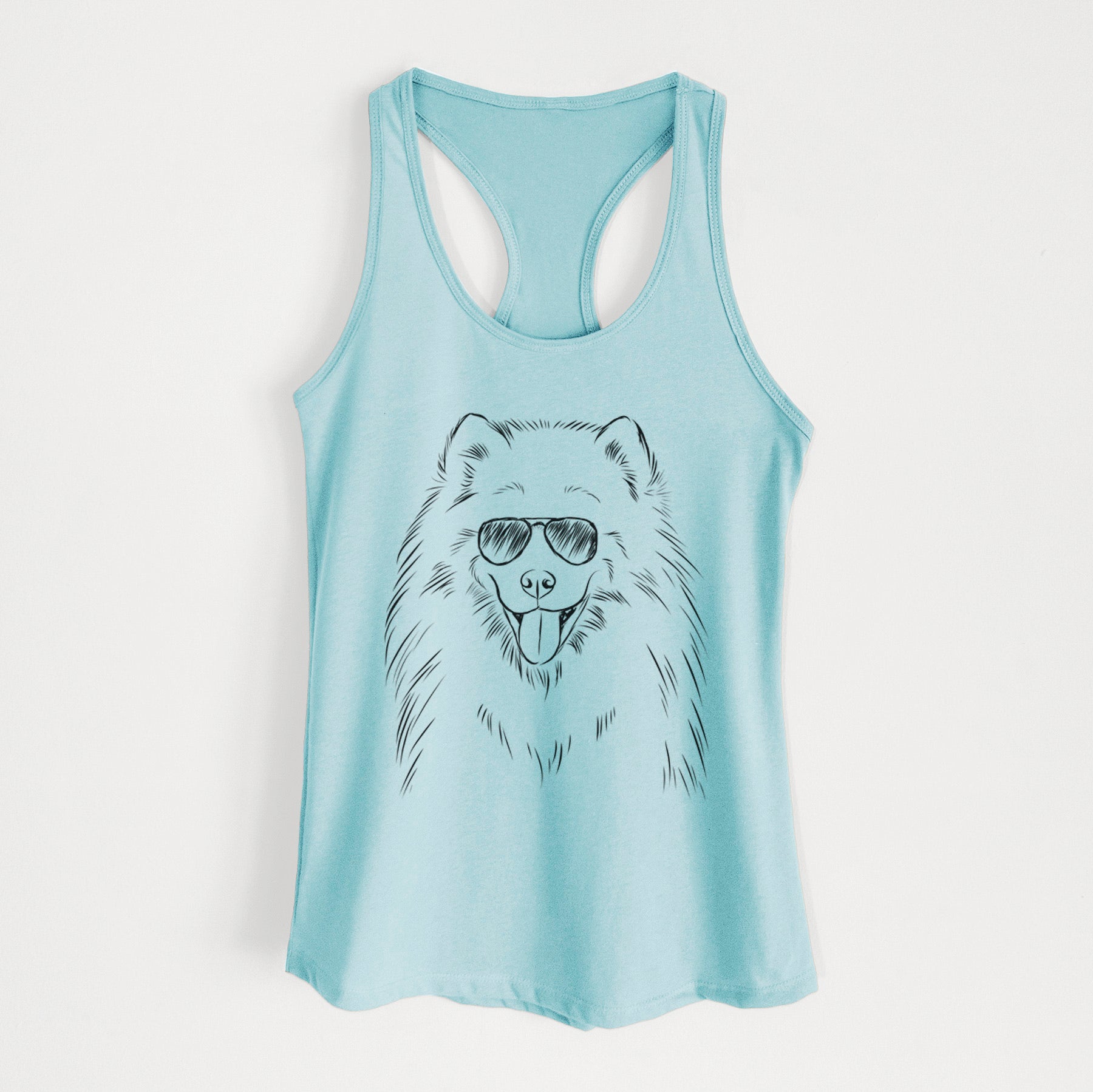 Mikko the Samoyed - Women's Racerback Tanktop