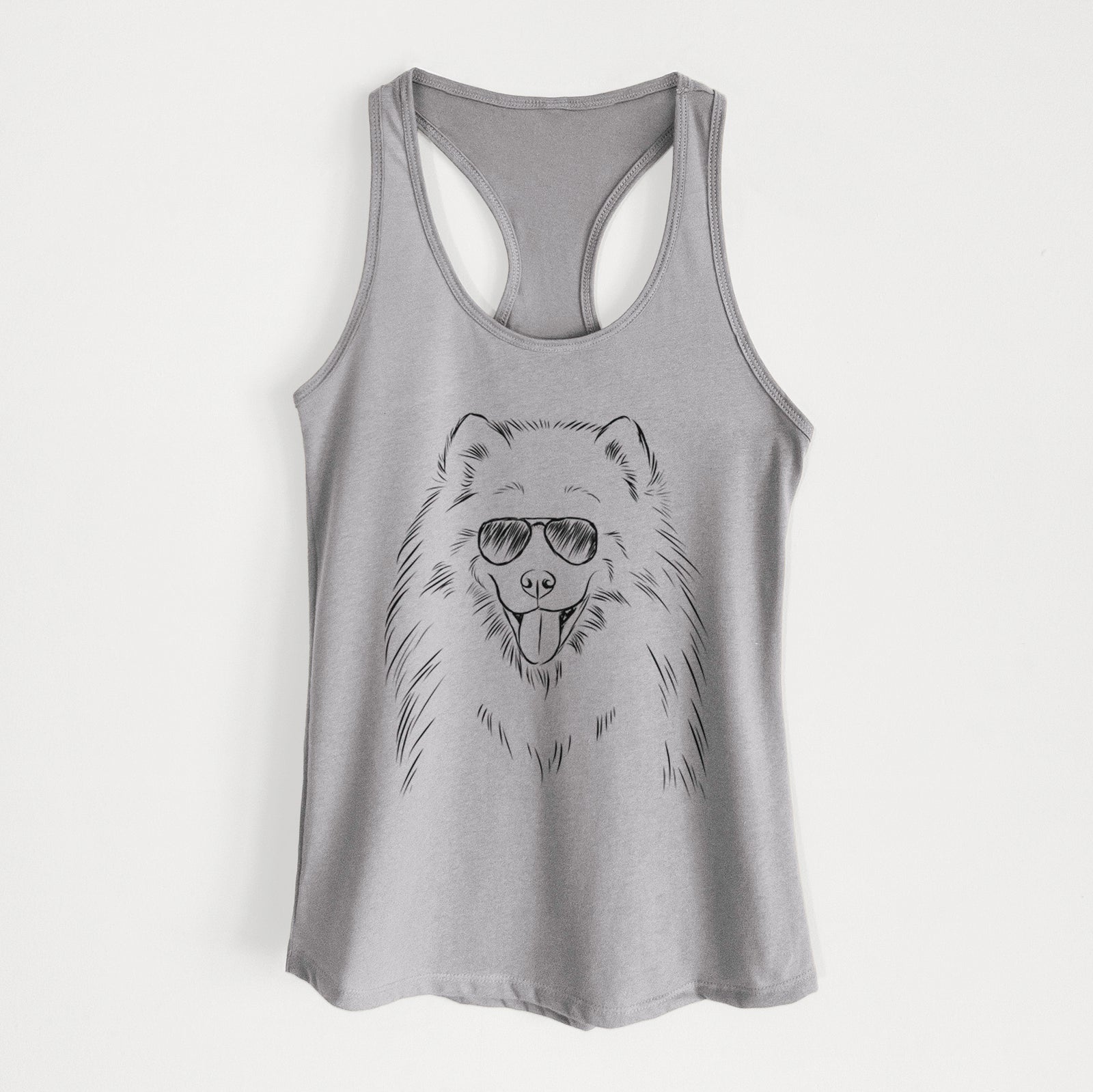 Mikko the Samoyed - Women's Racerback Tanktop