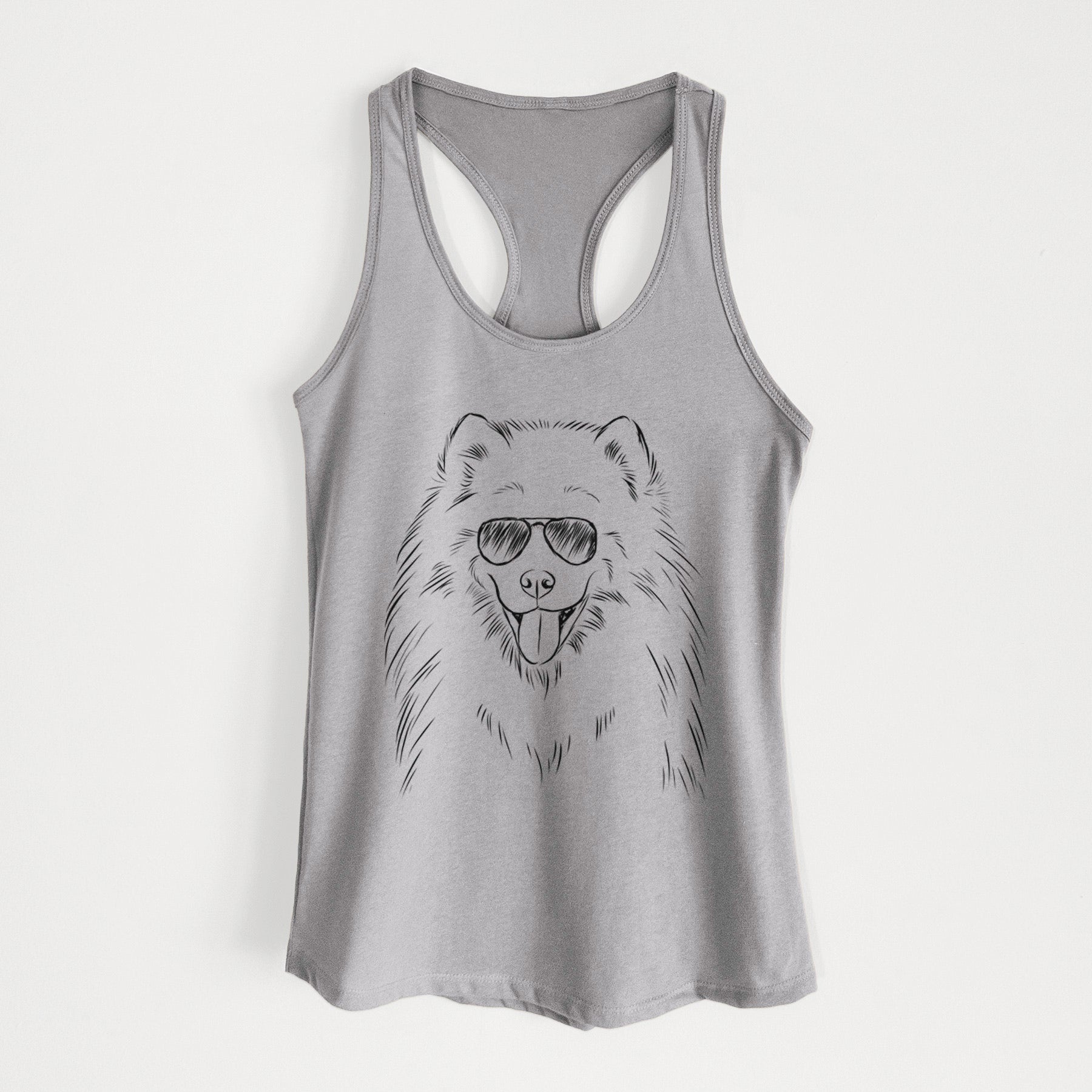 Mikko the Samoyed - Women's Racerback Tanktop