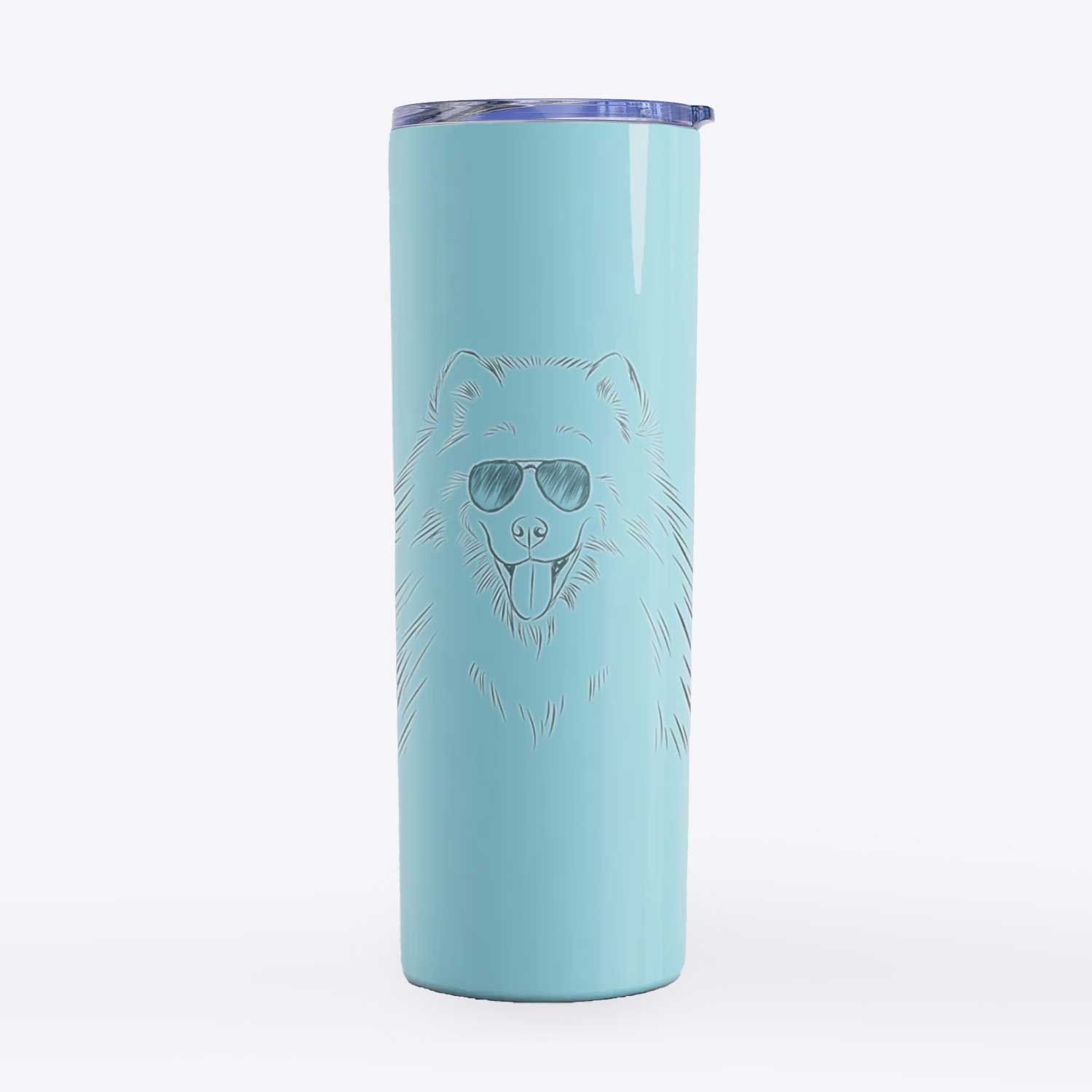 Mikko the Samoyed - 20oz Skinny Tumbler