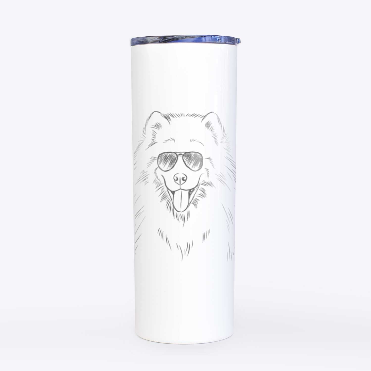 Mikko the Samoyed - 20oz Skinny Tumbler