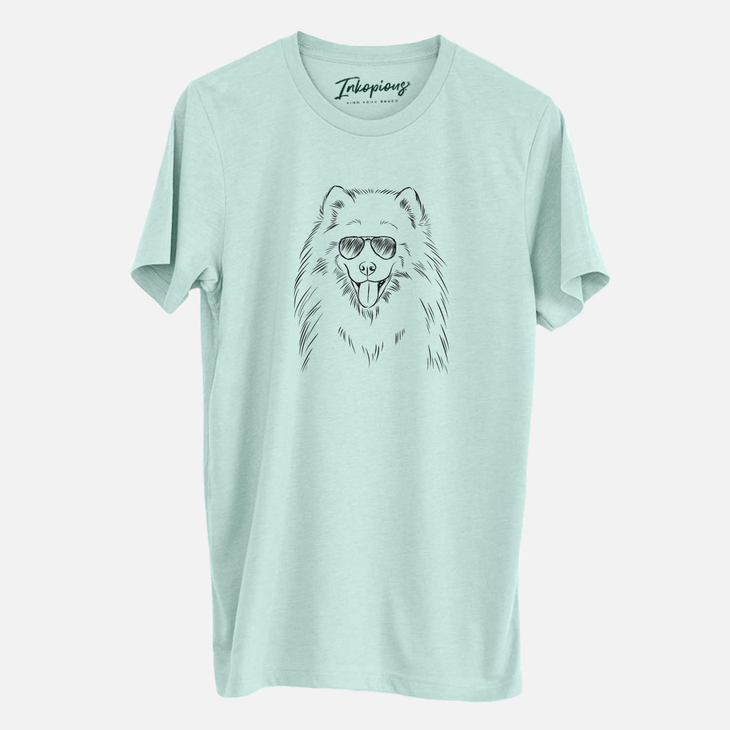 Aviator Mikko the Samoyed - Unisex Crewneck