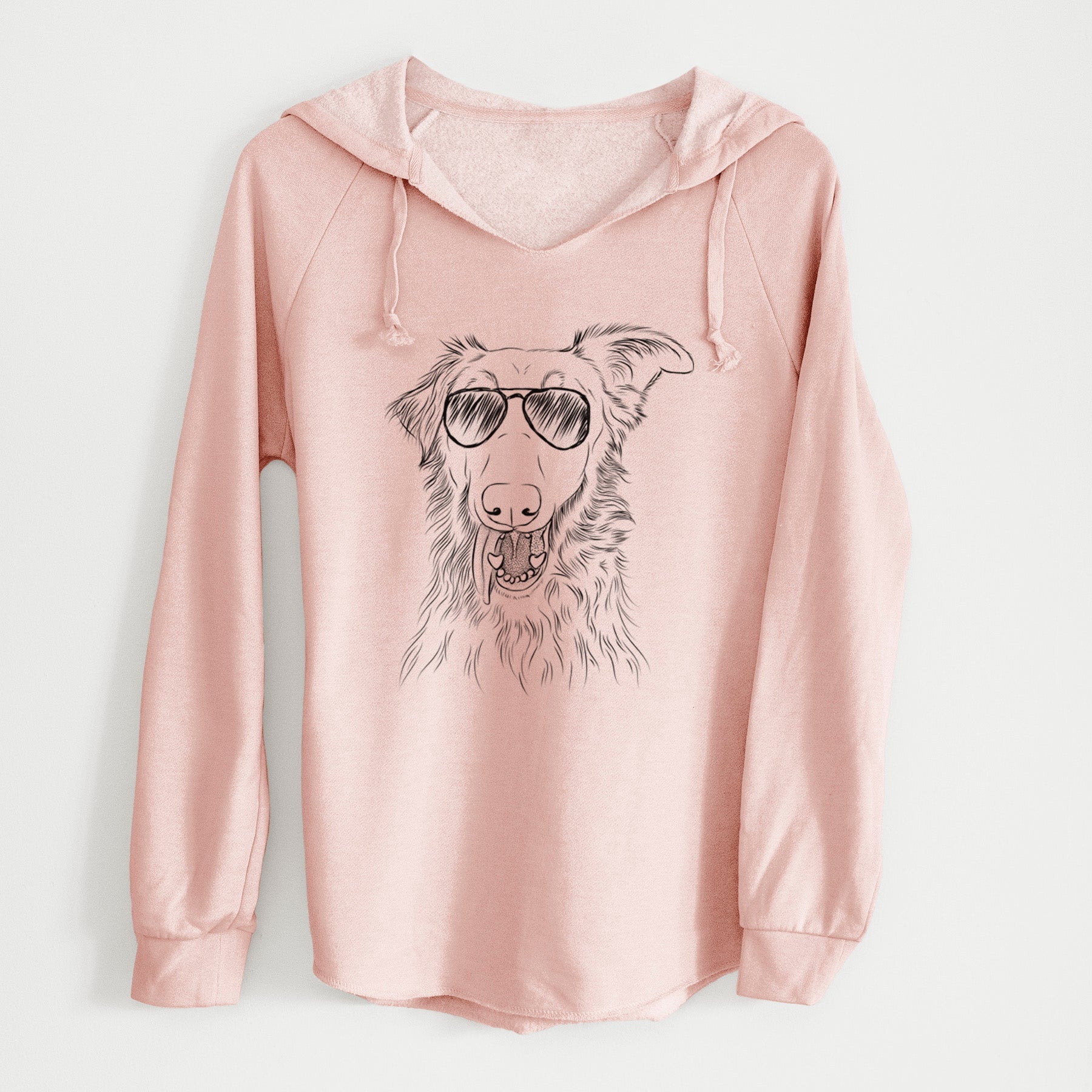 Aviator Mila the Mixed Breed - Cali Wave Hooded Sweatshirt