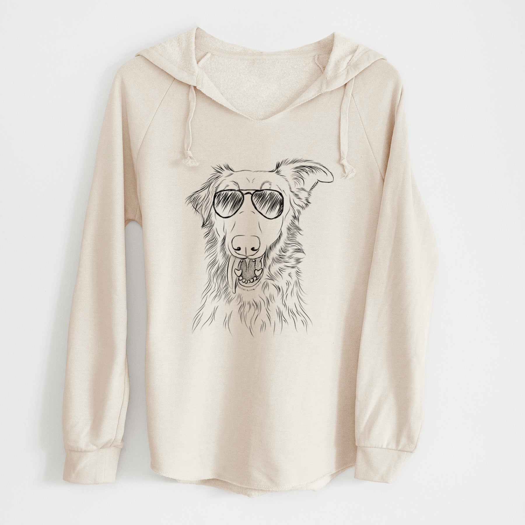 Aviator Mila the Mixed Breed - Cali Wave Hooded Sweatshirt