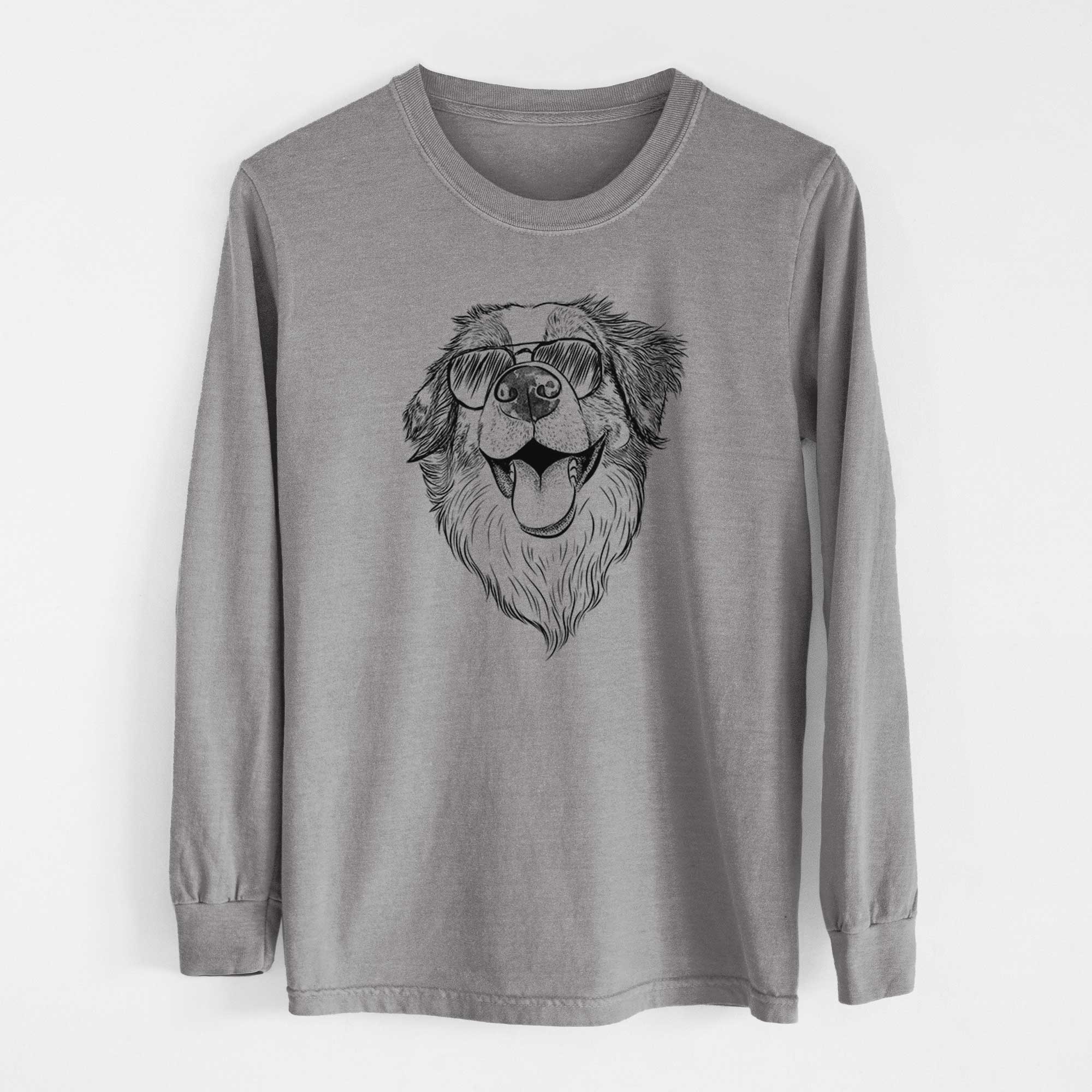 Aviators Mila the Australian Shepherd - Heavyweight 100% Cotton Long Sleeve