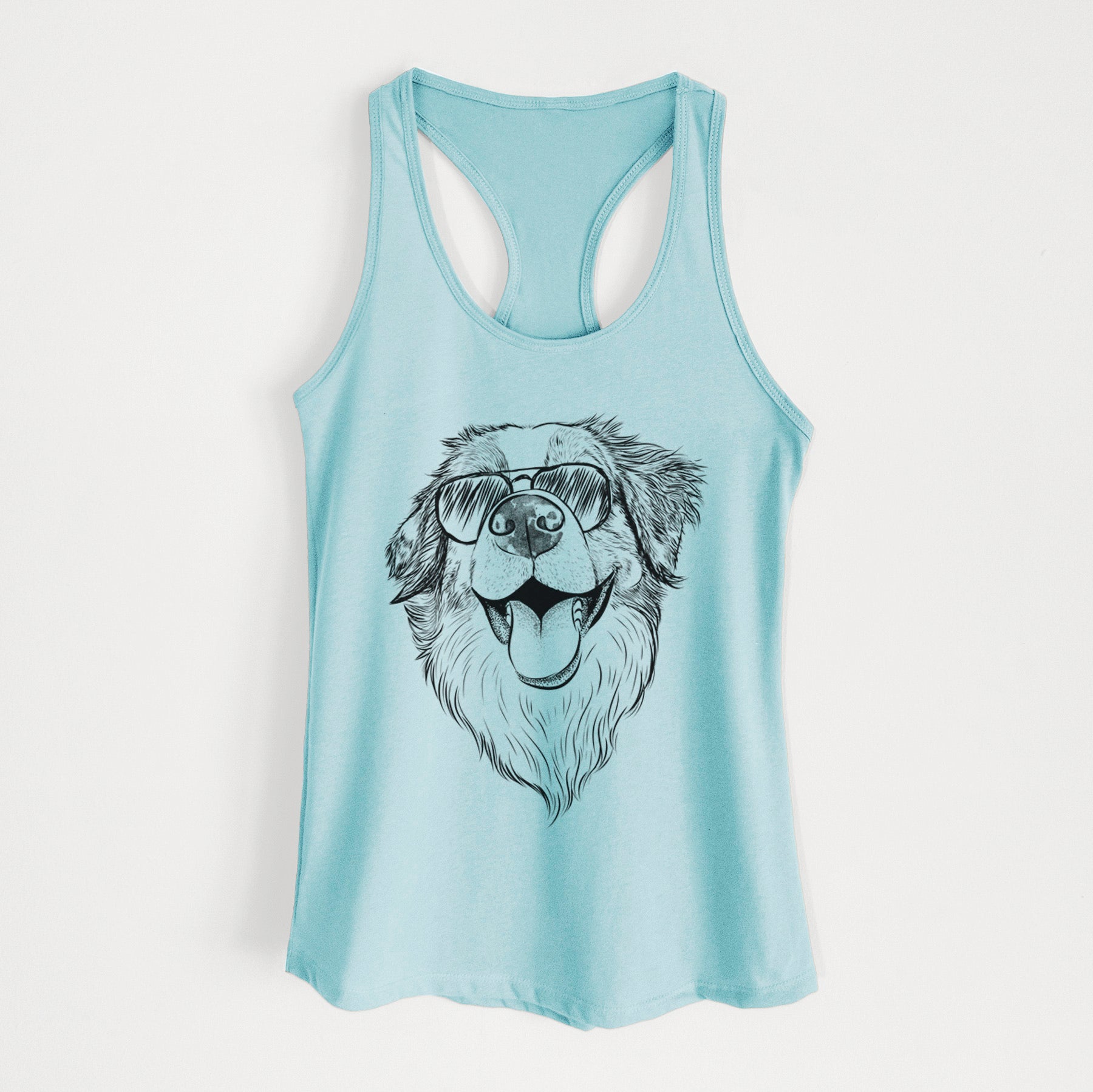 Mila the Australian Shepherd - Women's Racerback Tanktop