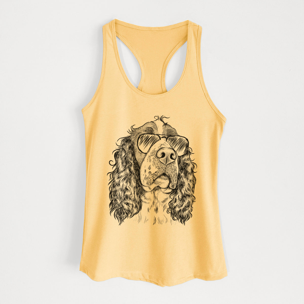 Millie Mae the English Springer Spaniel - Women's Racerback Tanktop