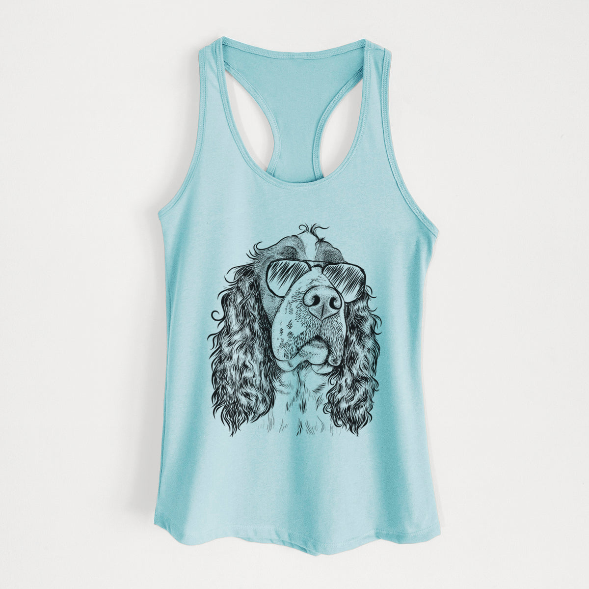 Millie Mae the English Springer Spaniel - Women's Racerback Tanktop