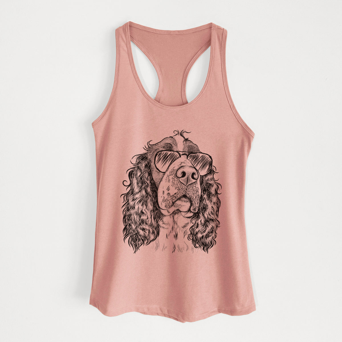 Millie Mae the English Springer Spaniel - Women's Racerback Tanktop