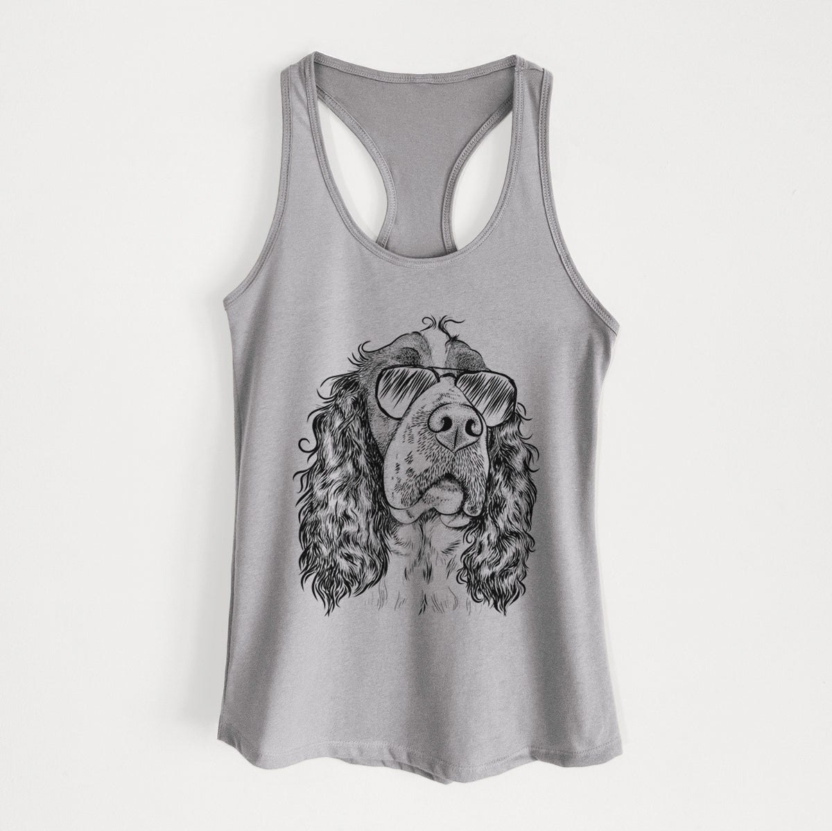 Millie Mae the English Springer Spaniel - Women's Racerback Tanktop