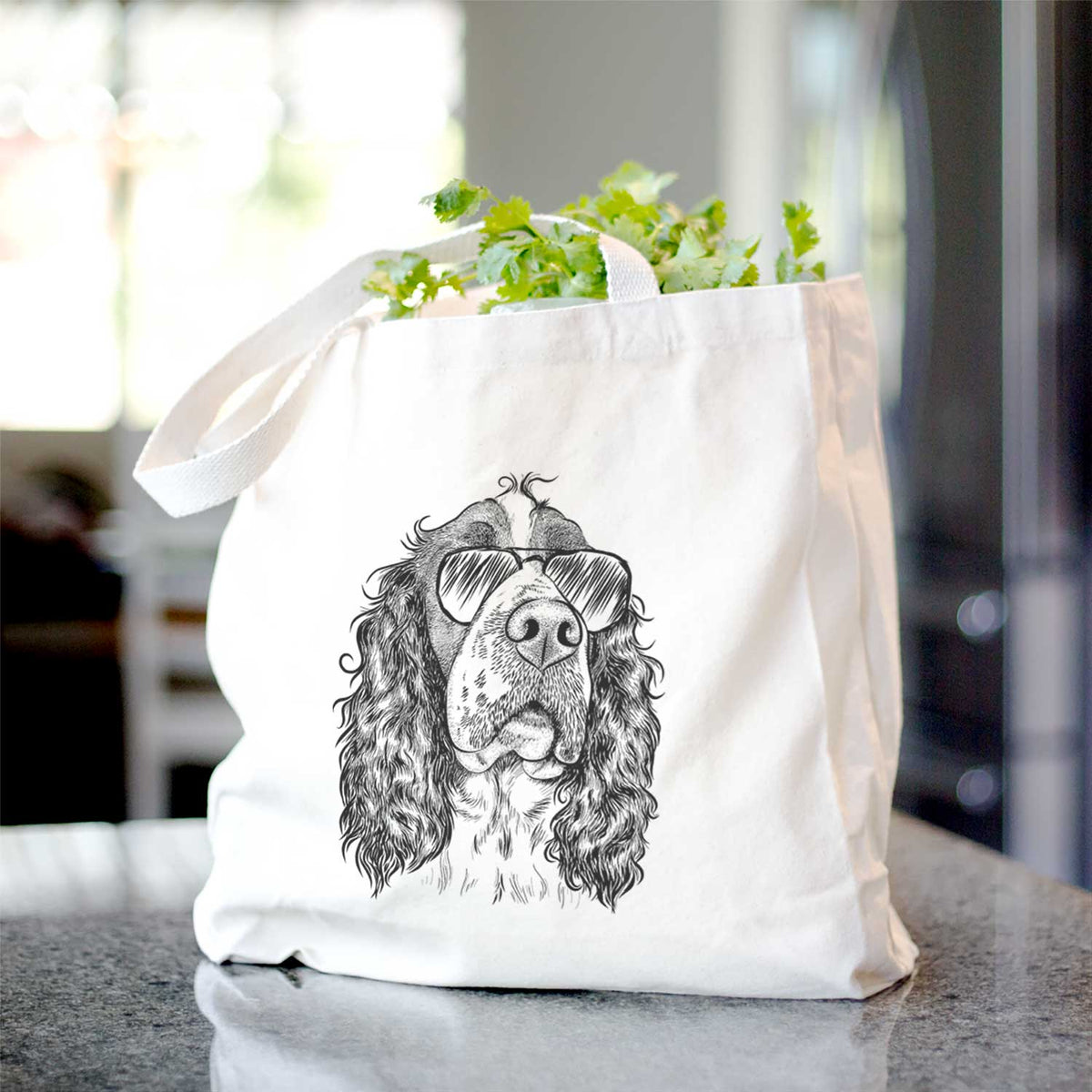 Millie Mae the English Springer Spaniel - Tote Bag