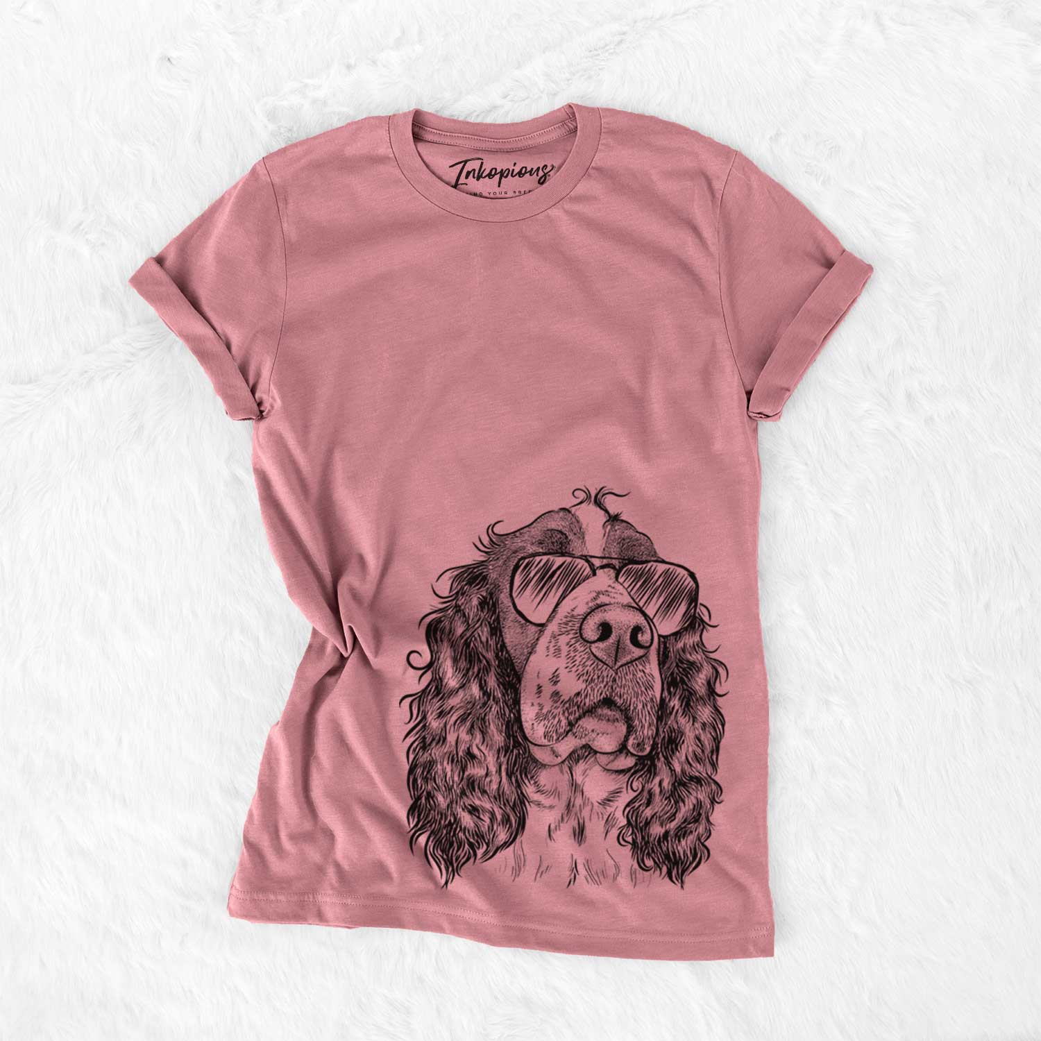 Aviator Millie Mae the English Springer Spaniel - Unisex Crewneck