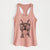 Milo the Pitbull Mix - Women's Racerback Tanktop