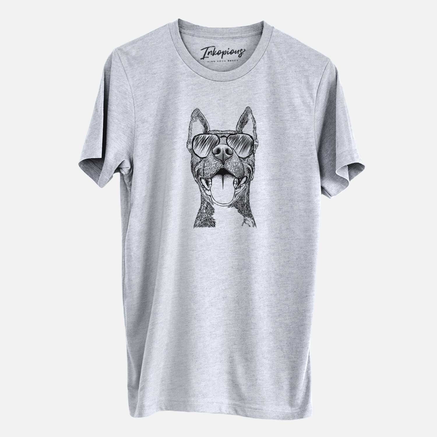 Aviator Milo the Pitbull Mix - Unisex Crewneck