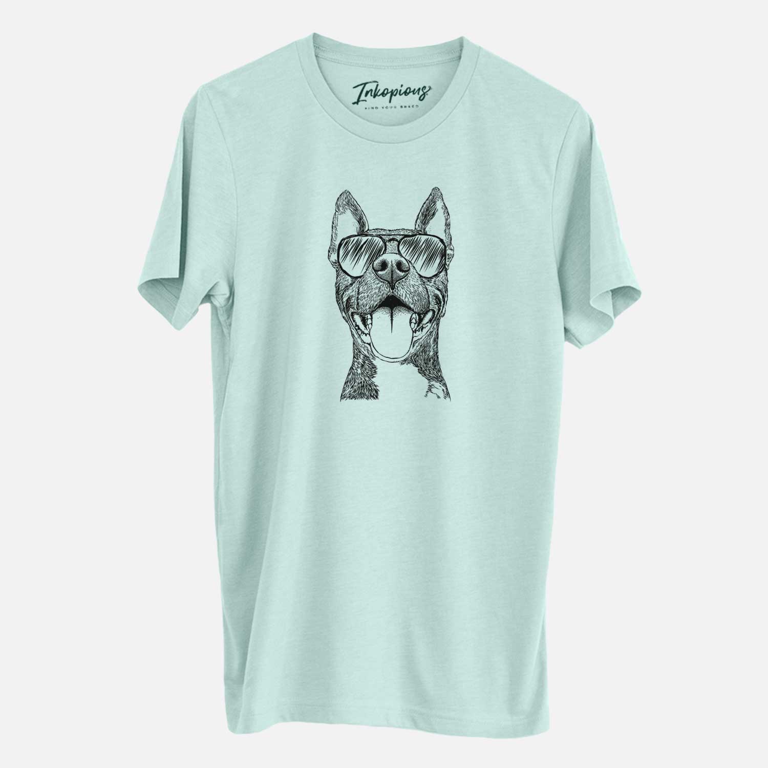 Aviator Milo the Pitbull Mix - Unisex Crewneck