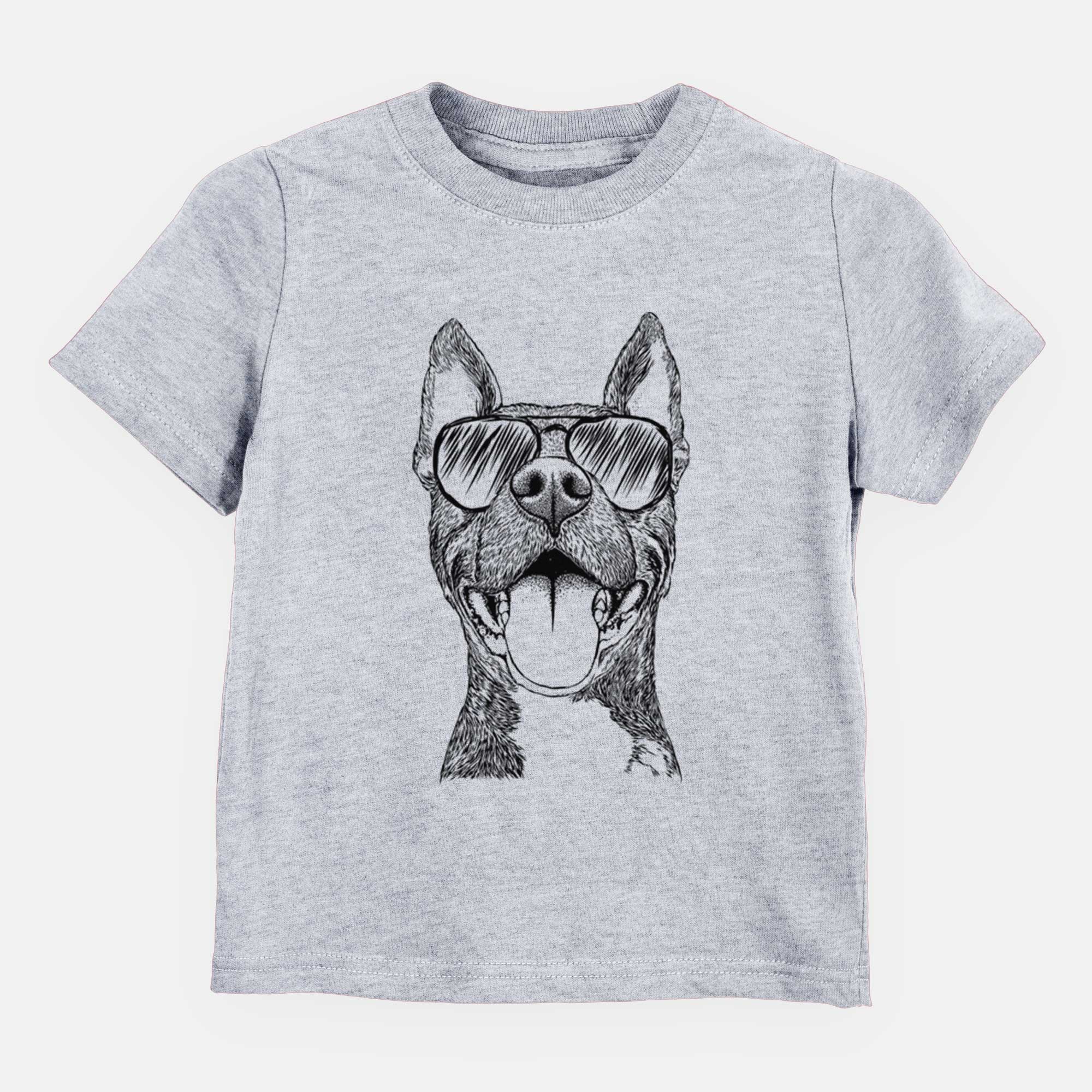 Aviator Milo the Pitbull Mix - Kids/Youth/Toddler Shirt