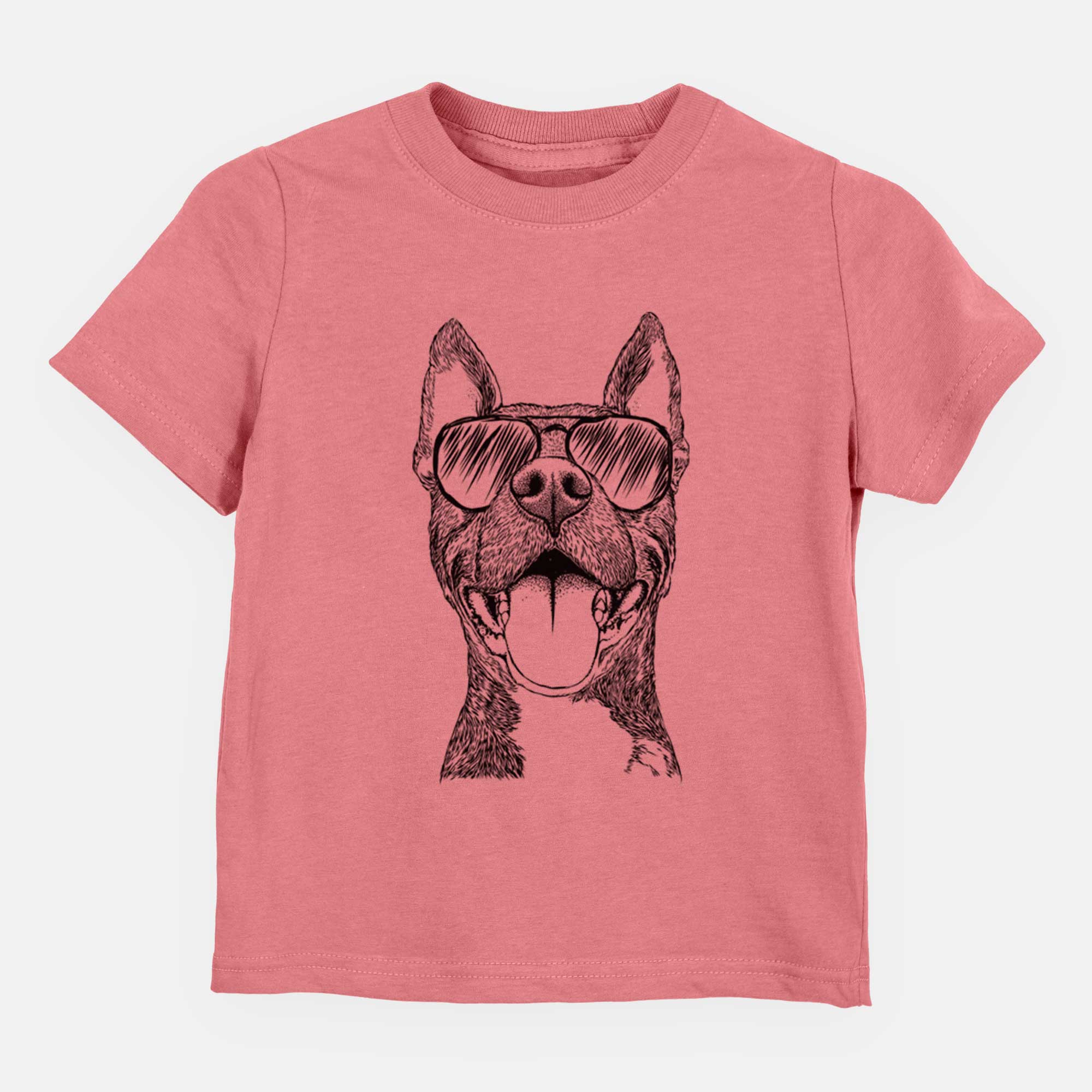 Aviator Milo the Pitbull Mix - Kids/Youth/Toddler Shirt