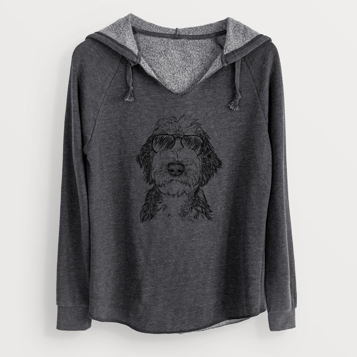 Aviator Milo Fluff the Sheepadoodle - Cali Wave Hooded Sweatshirt