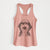 Milo Fluff the Sheepadoodle - Women's Racerback Tanktop