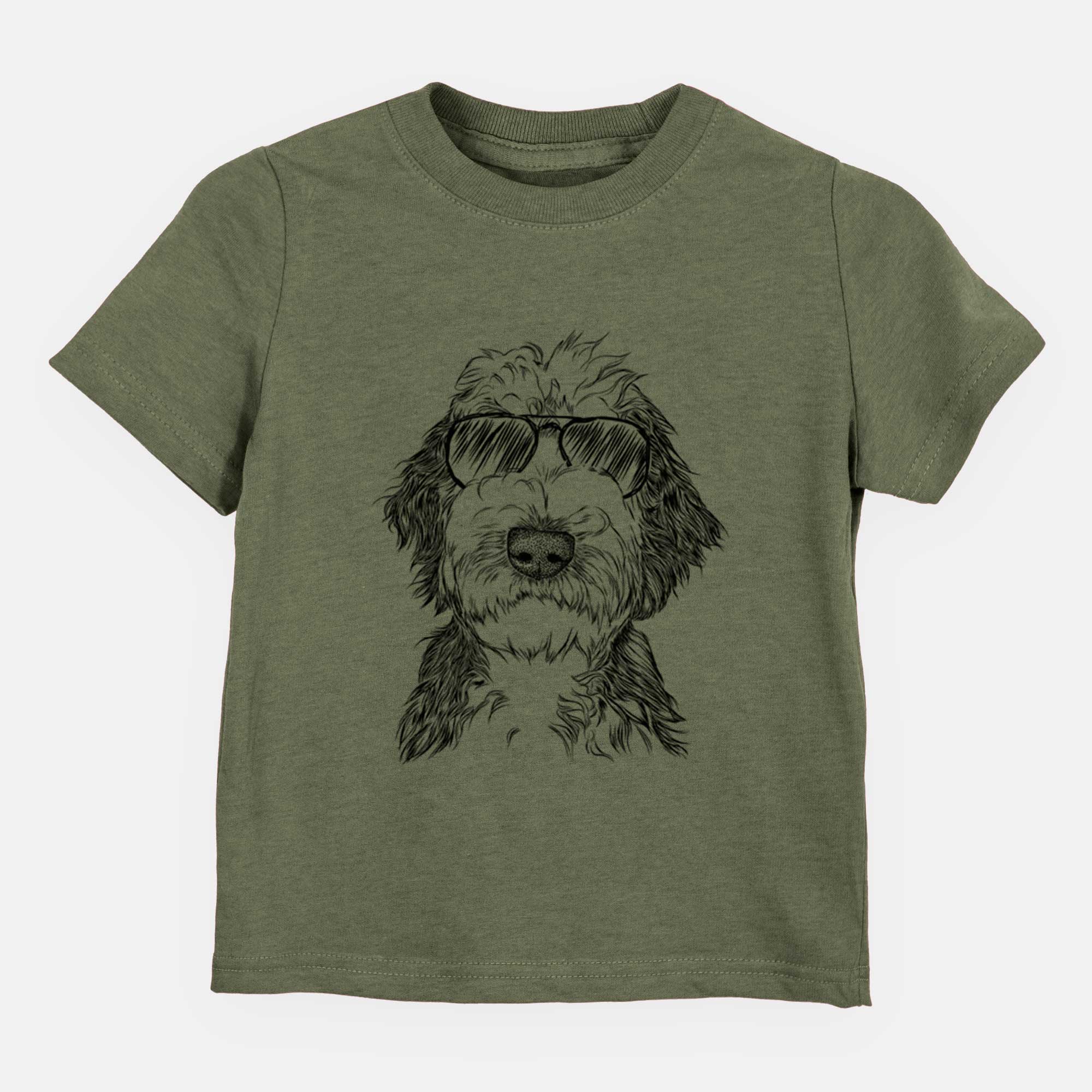 Aviator Milo Fluff the Sheepadoodle - Kids/Youth/Toddler Shirt