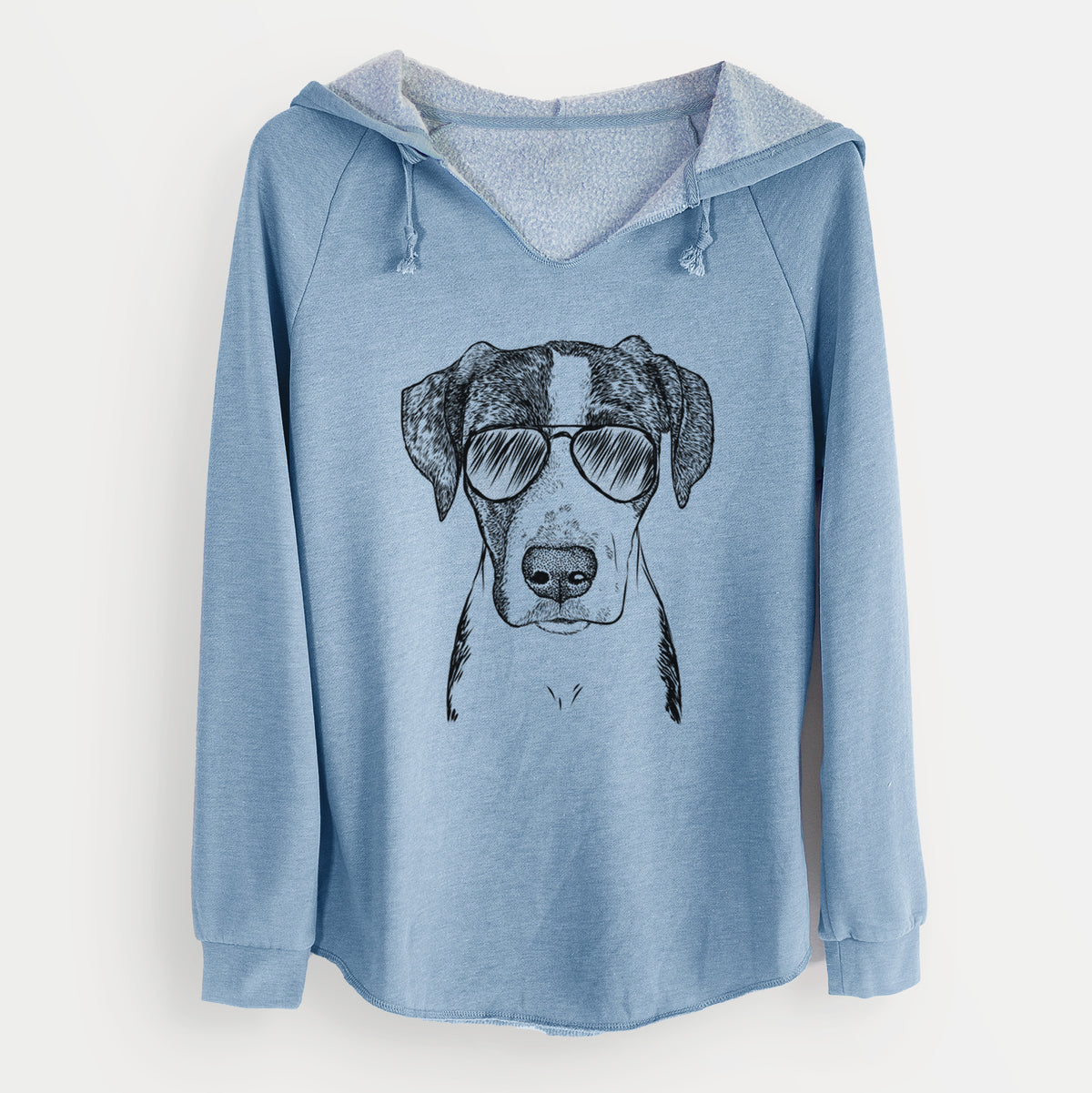 Aviator Milo the Mixed Breed - Cali Wave Hooded Sweatshirt