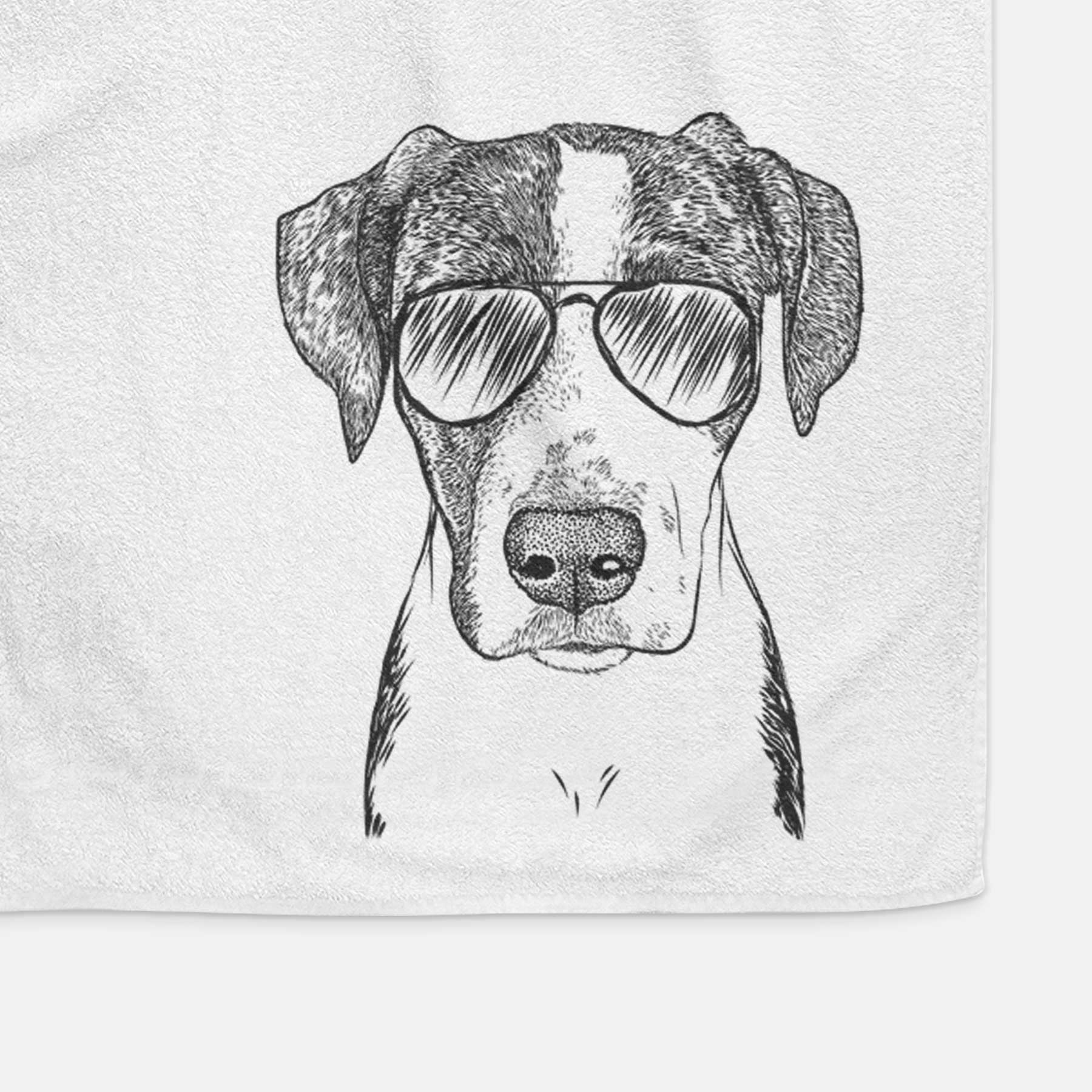 Milo the Mixed Breed Decorative Hand Towel