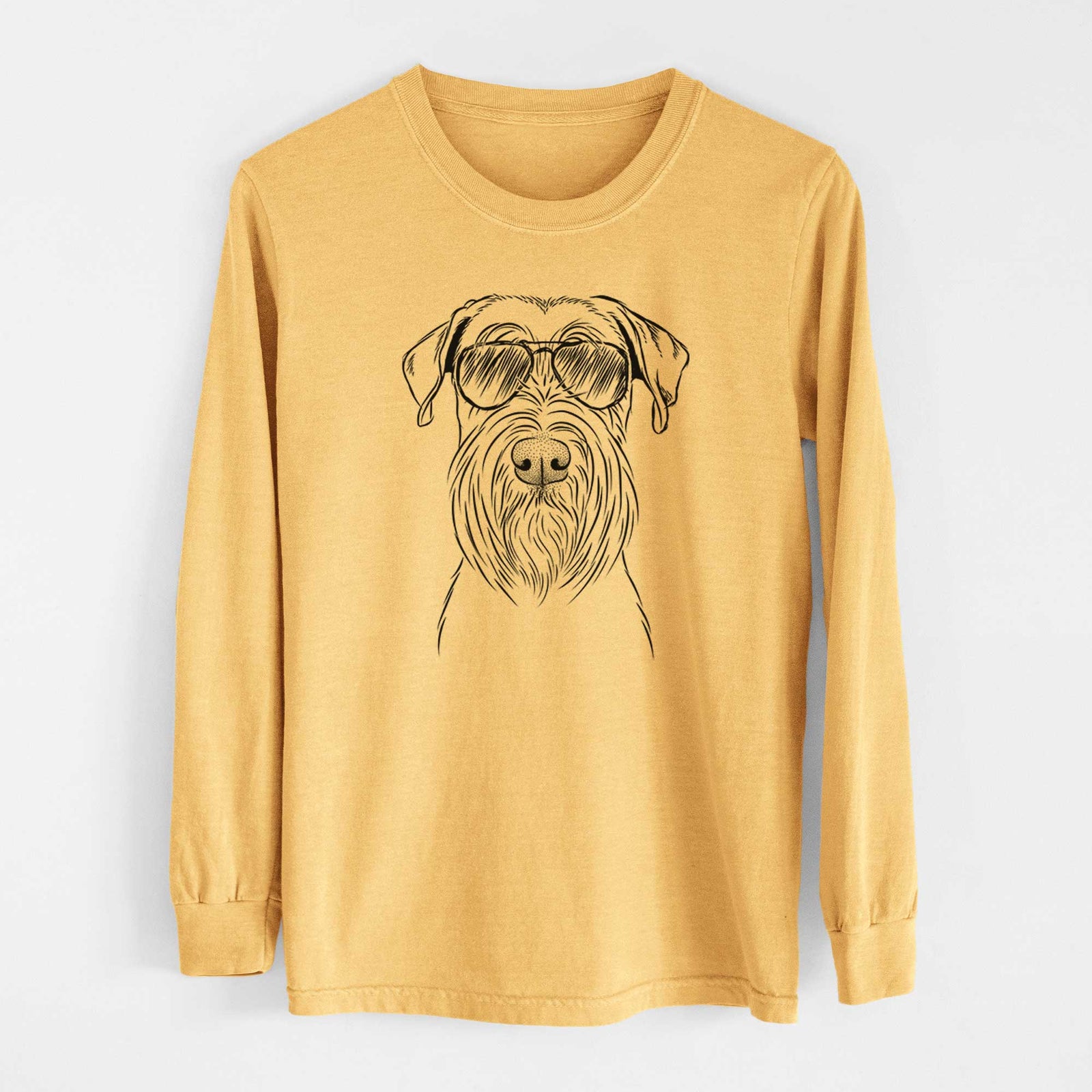 Aviators Milton the Schnauzer - Heavyweight 100% Cotton Long Sleeve