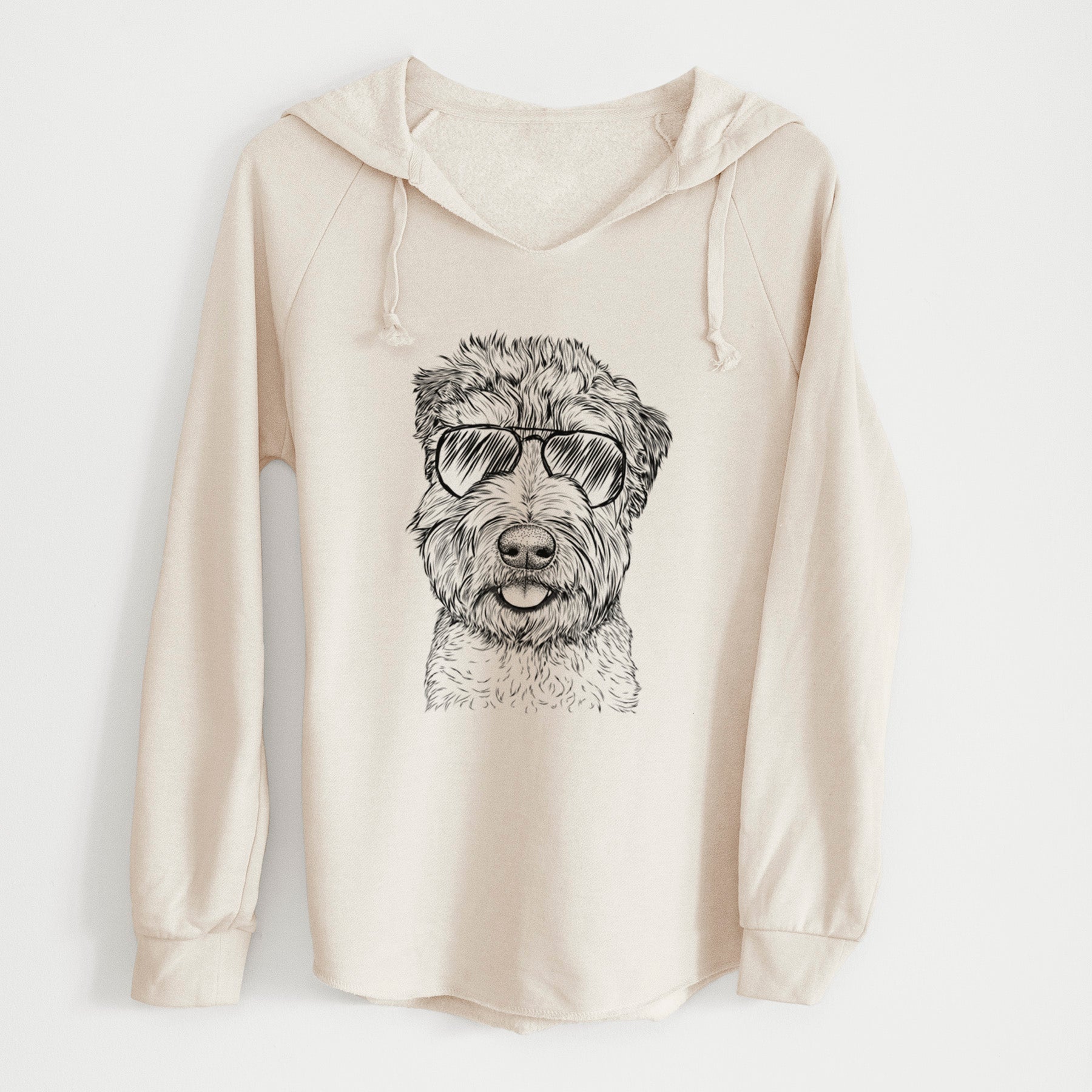 Aviator Milton the Soft Coated Wheaten Terrier - Cali Wave Hooded Sweatshirt