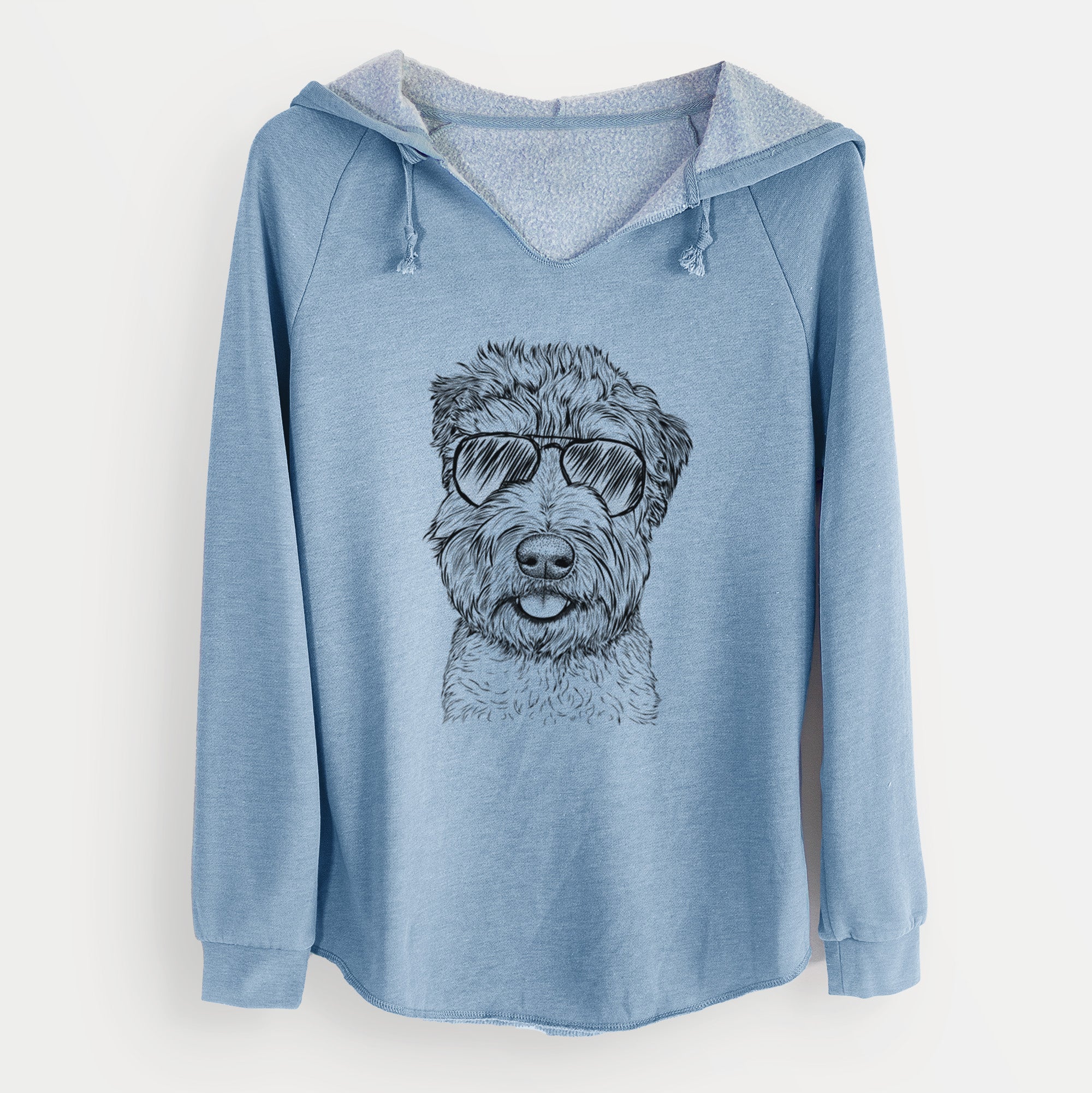 Aviator Milton the Soft Coated Wheaten Terrier - Cali Wave Hooded Sweatshirt