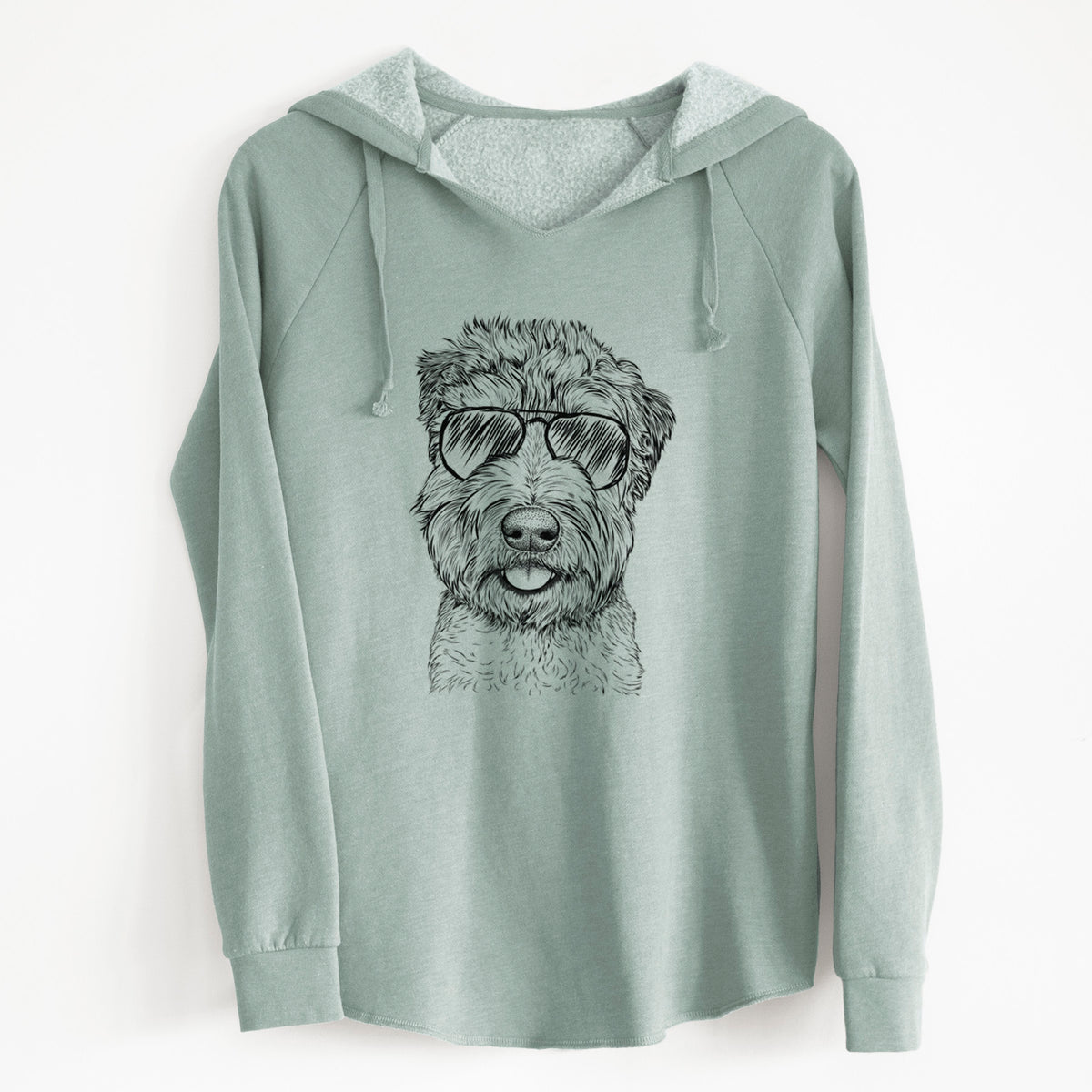 Aviator Milton the Soft Coated Wheaten Terrier - Cali Wave Hooded Sweatshirt