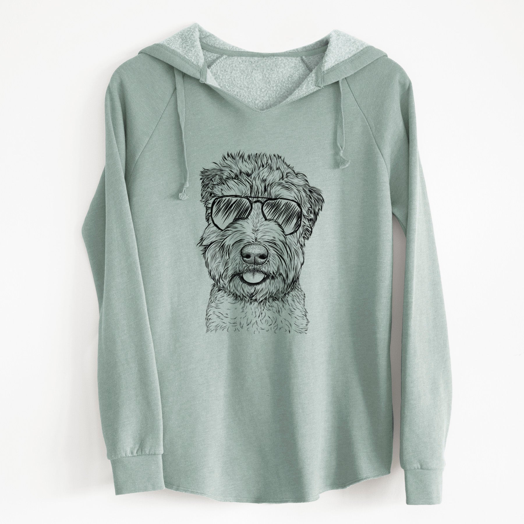 Aviator Milton the Soft Coated Wheaten Terrier - Cali Wave Hooded Sweatshirt