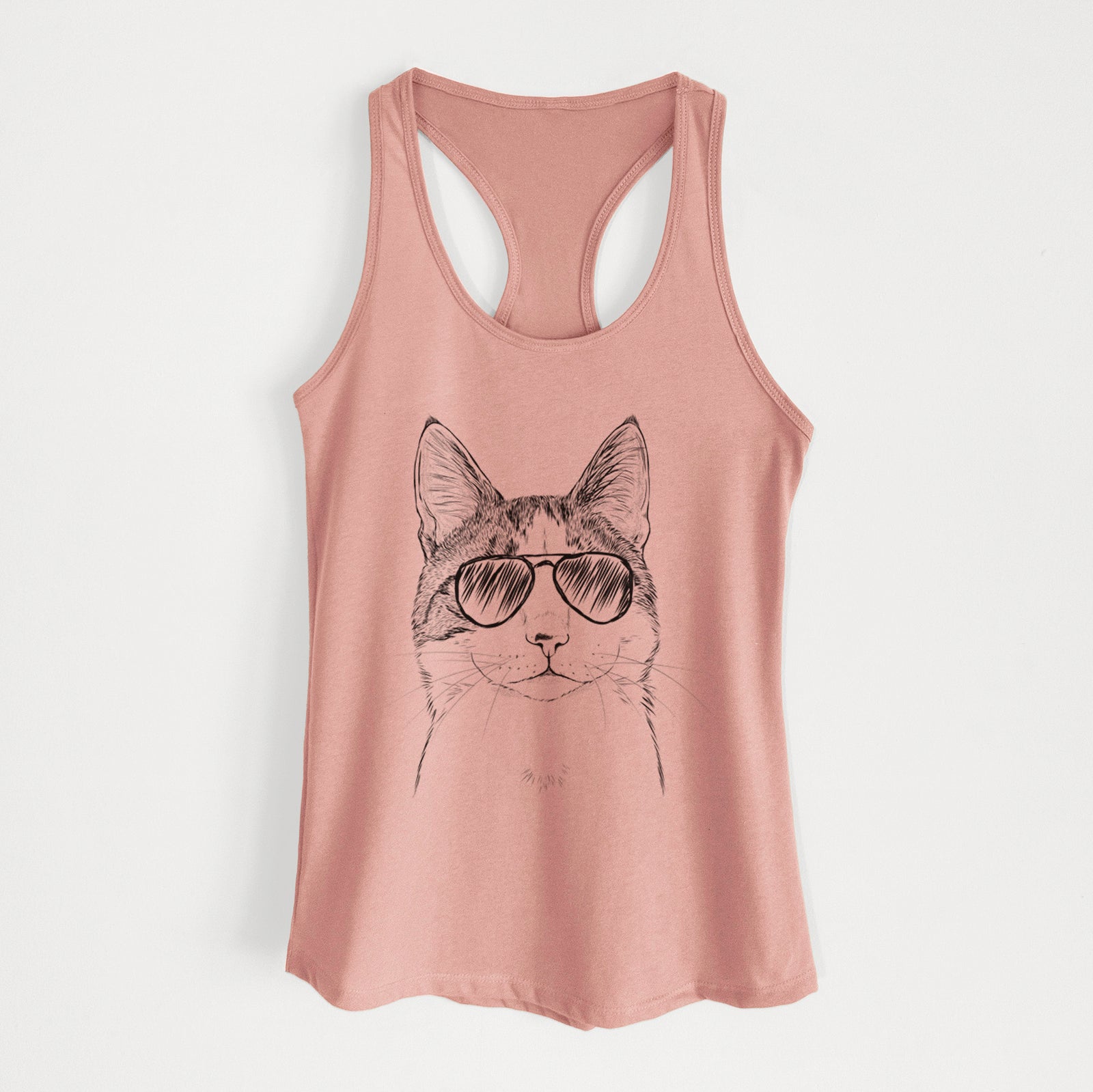 Mini Griffin the Domestic Shorthair Cat - Women's Racerback Tanktop
