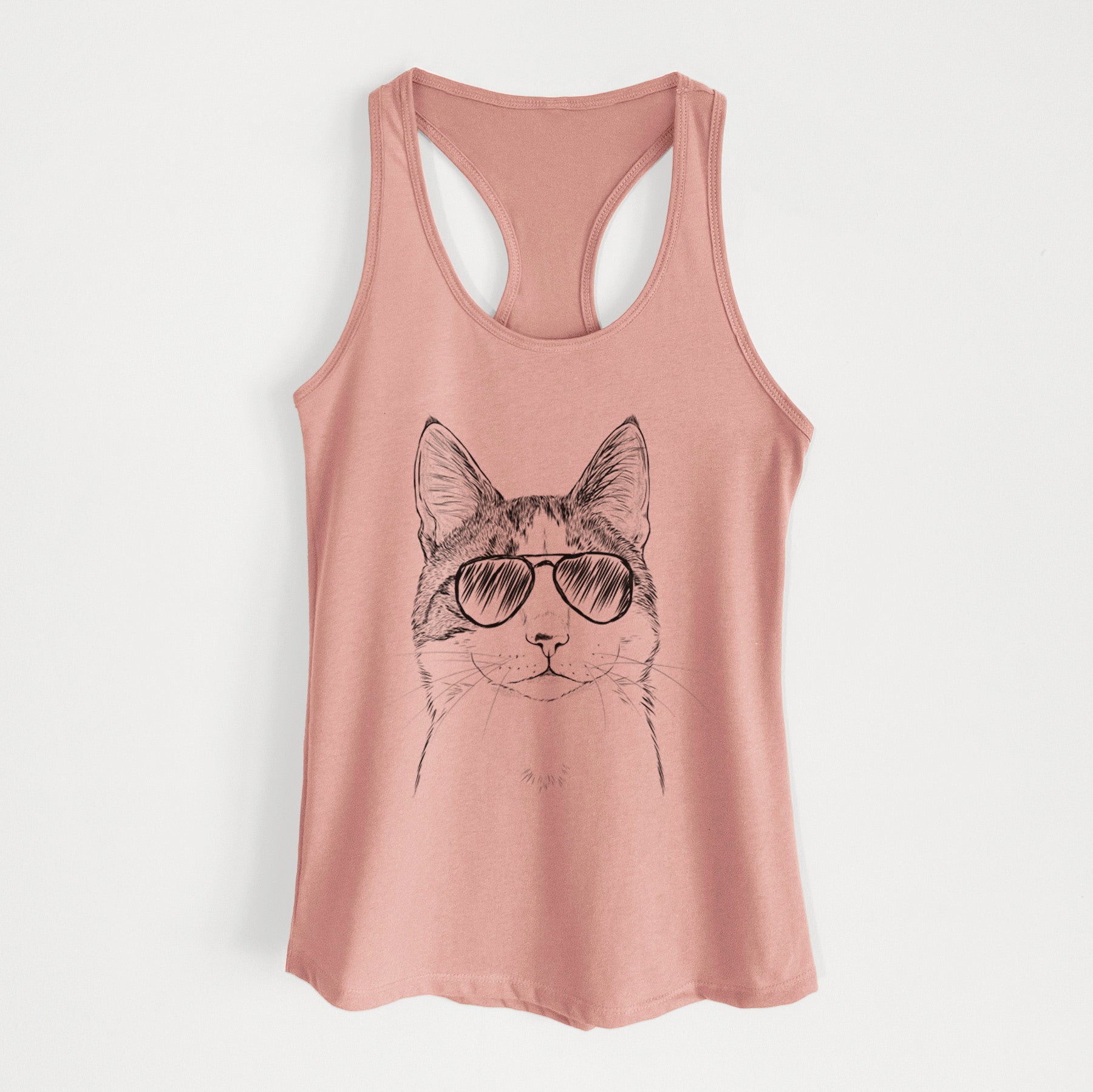 Mini Griffin the Domestic Shorthair Cat - Women's Racerback Tanktop