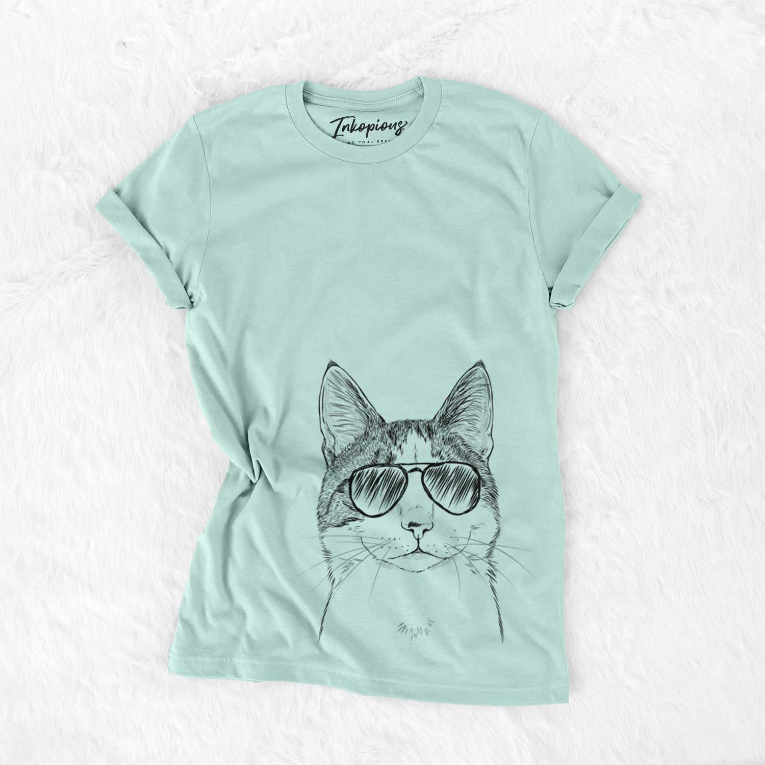 Aviator Mini Griffin the Domestic Shorthair Cat - Unisex Crewneck