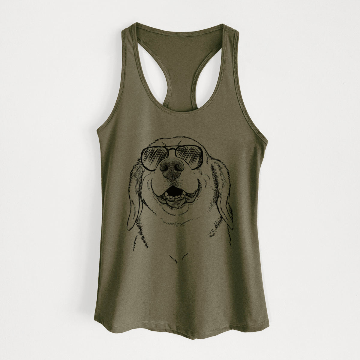Minnie the Corgle - Women's Racerback Tanktop