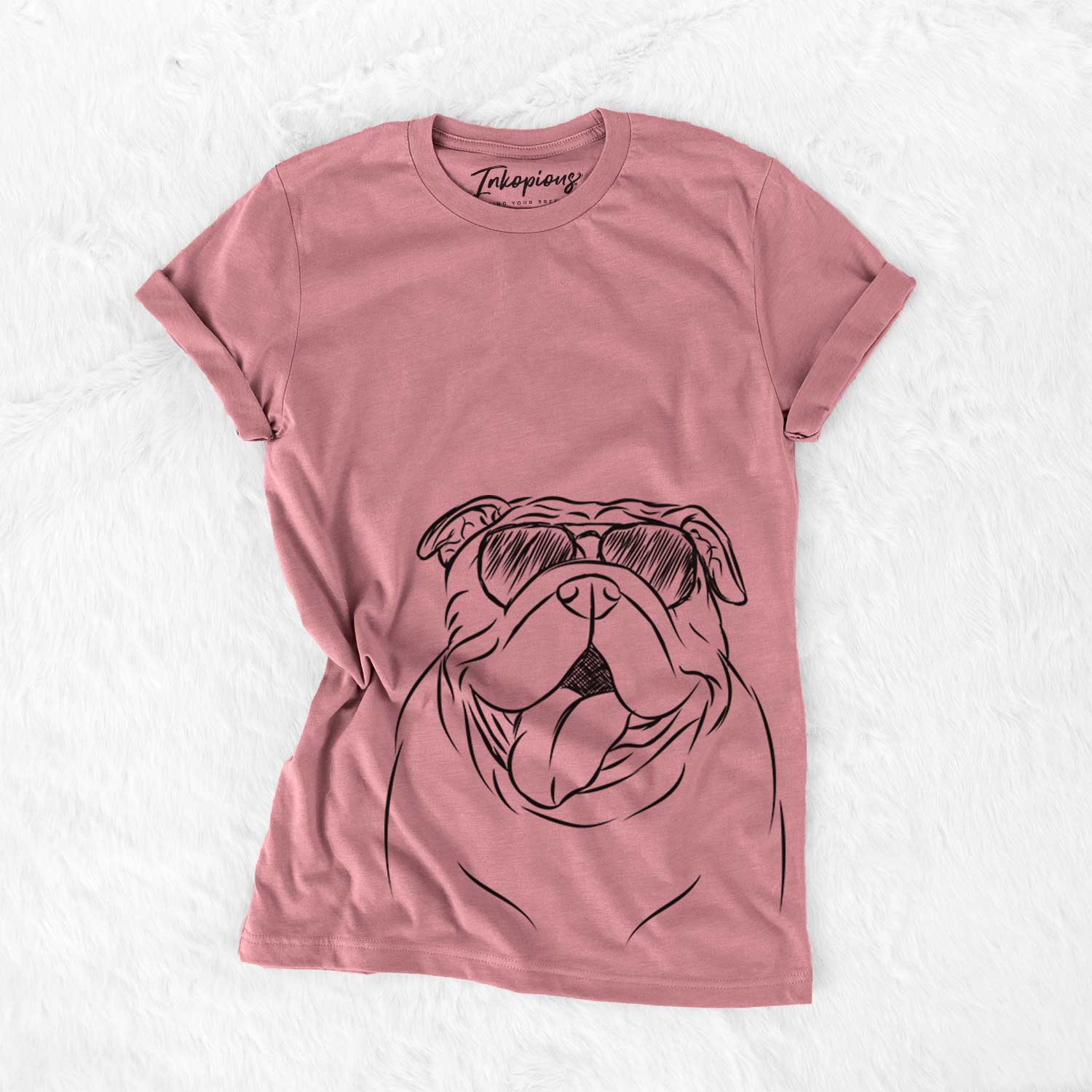 Missy Moo the English Bulldog - Bella Canvas Unisex Crewneck